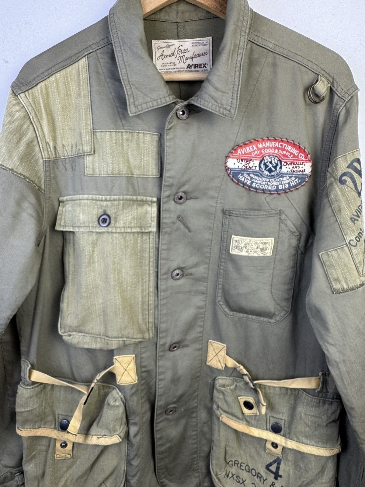 Avirex Vintage Avirex Tactical Utility Jacket Military Multi Pocket Size US M / EU 48-50 / 2 - 4 Thumbnail