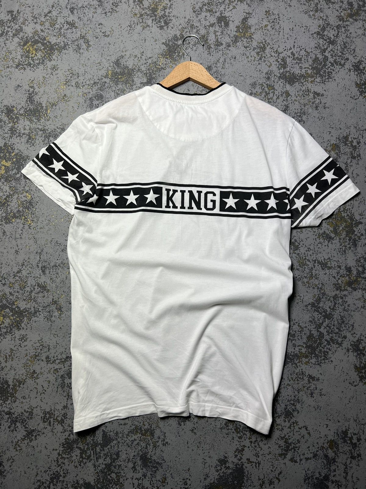 Dolce & Gabbana 😳Dolce Gabbana White DG Stars Millennials T-Shirt Size US L / EU 52-54 / 3 - 4 Thumbnail