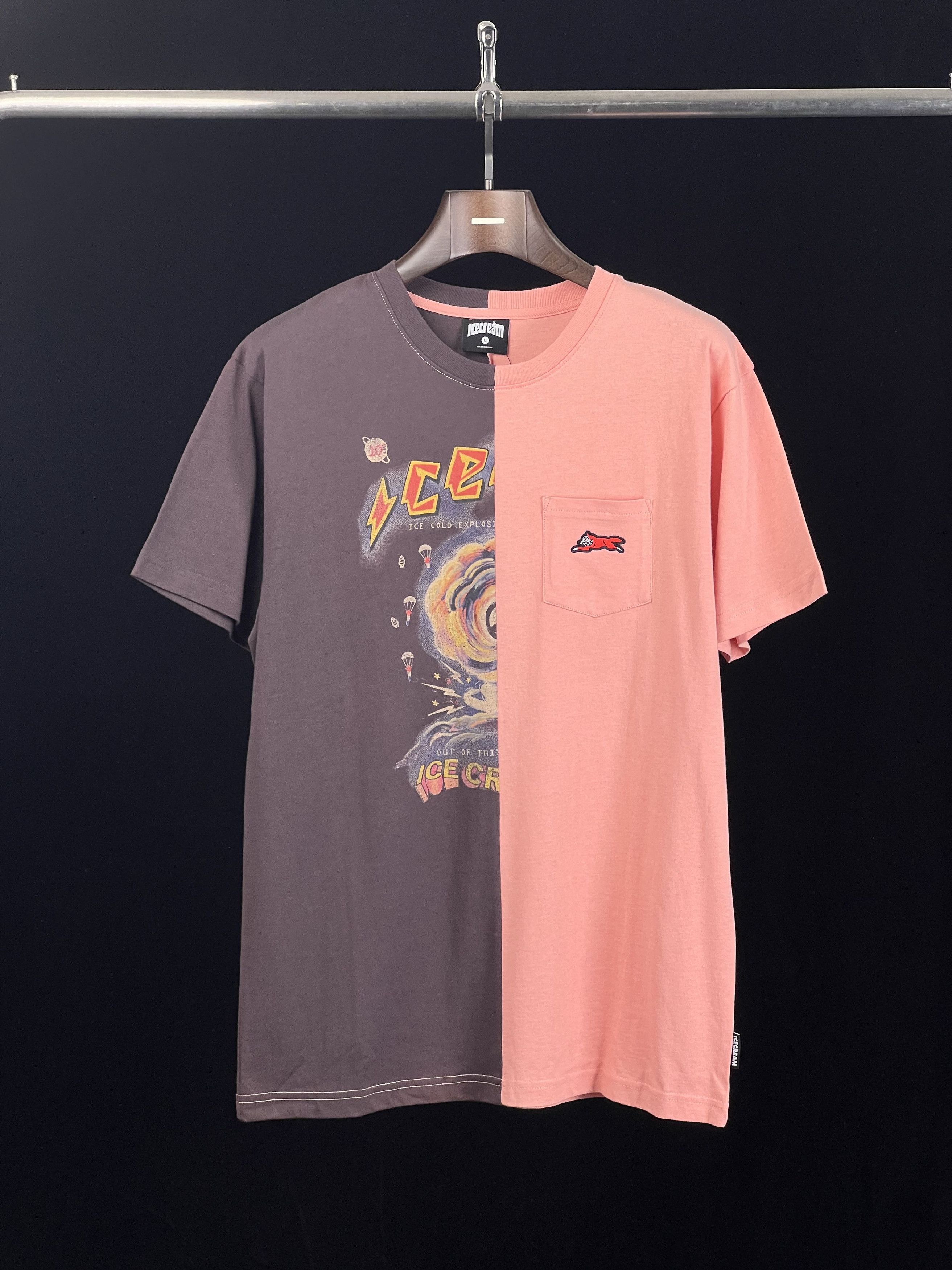 Icecream UNWORN *Split Color SS Tee Split Shirt Size US L / EU 52-54 / 3 - 1 Thumbnail