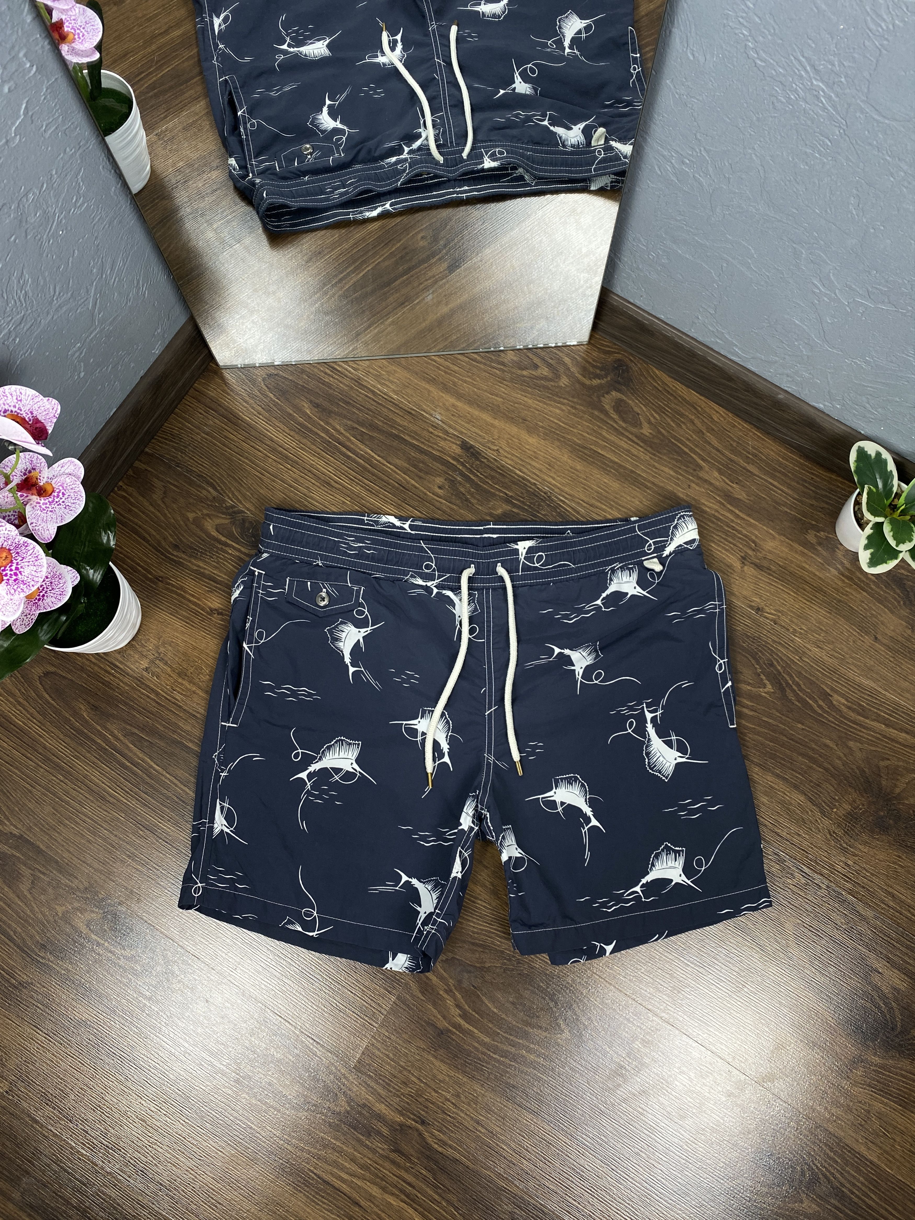 Polo Ralph Lauren Polo Ralph Lauren vintage nylon printed shorts Size US 30 / EU 46 - 1 Thumbnail