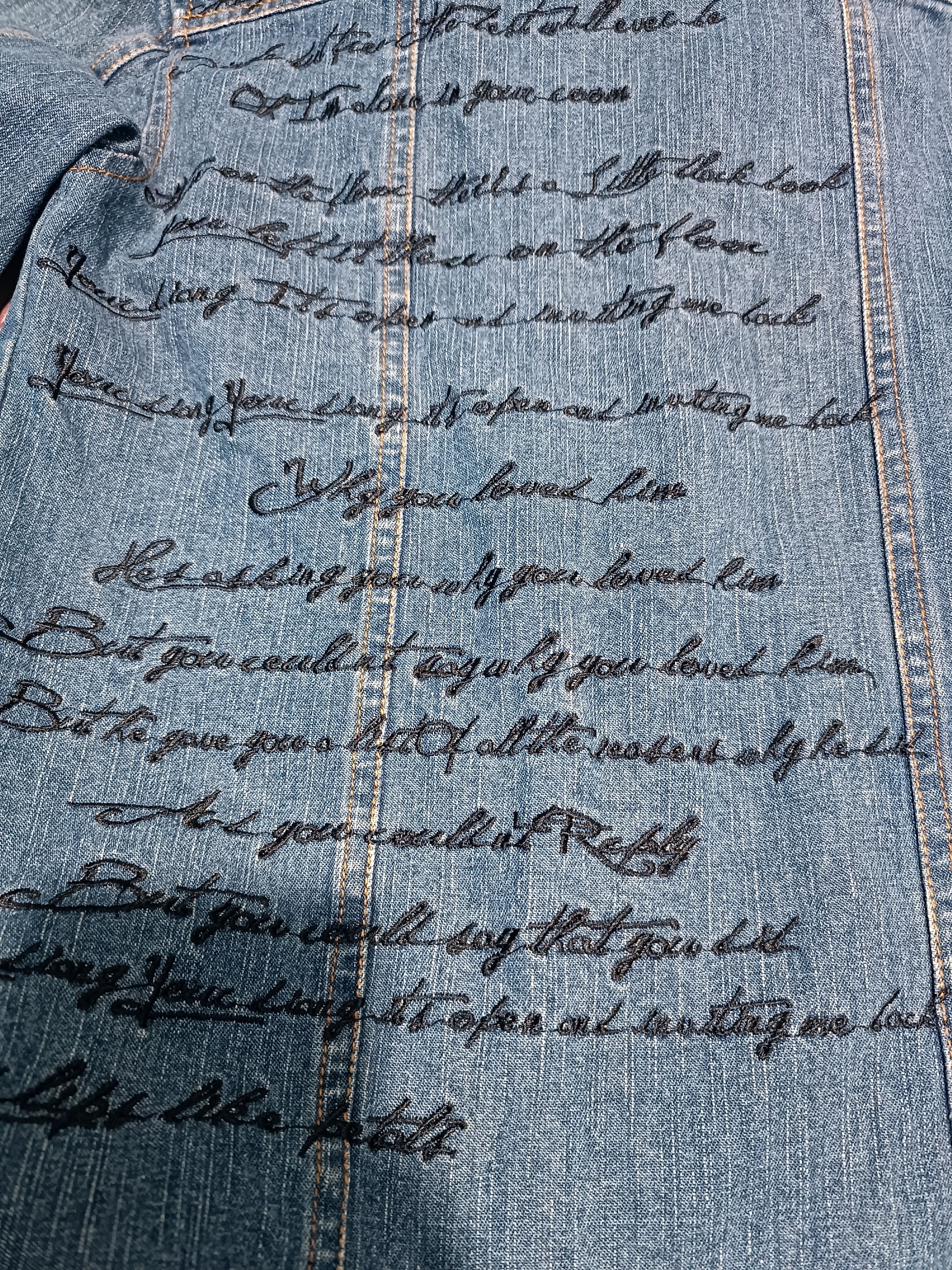 Japanese Brand Vintage Xfrm Poem Denim Shirt Jacket Size US M / EU 48-50 / 2 - 8 Thumbnail