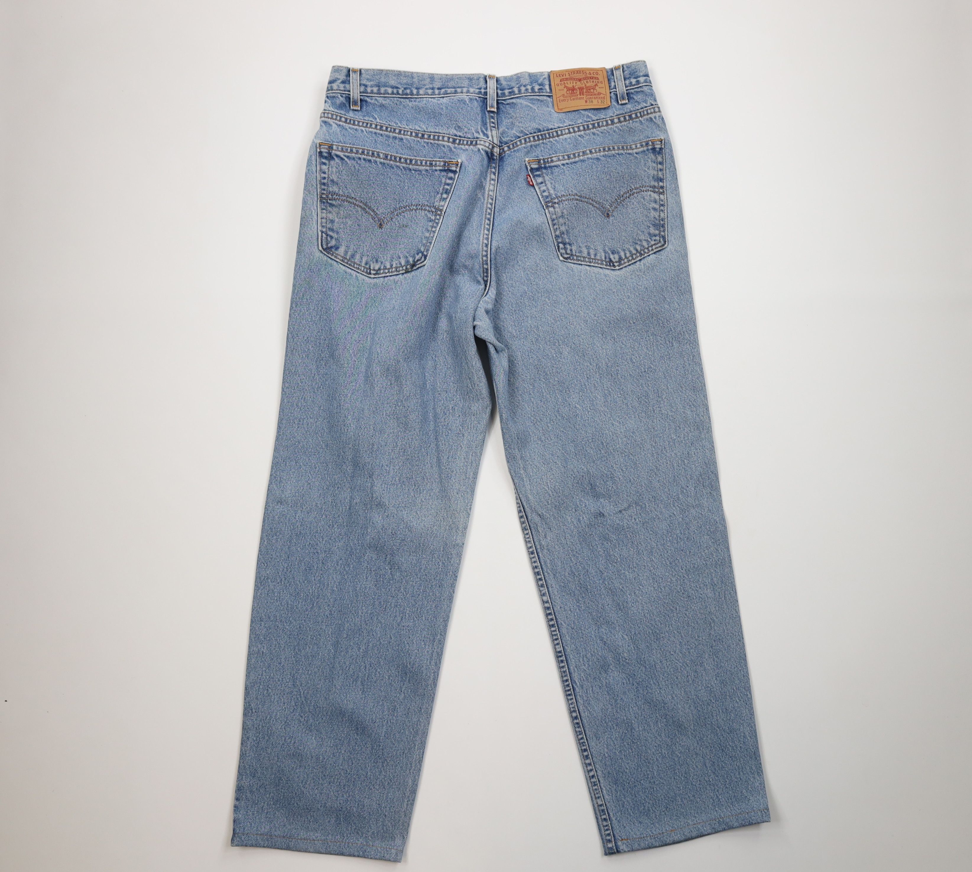 Levi's Vintage Y2K 2002 Levis Relaxed Fit Straight Leg Denim Jeans Size US 38 / EU 54 - 9 Thumbnail