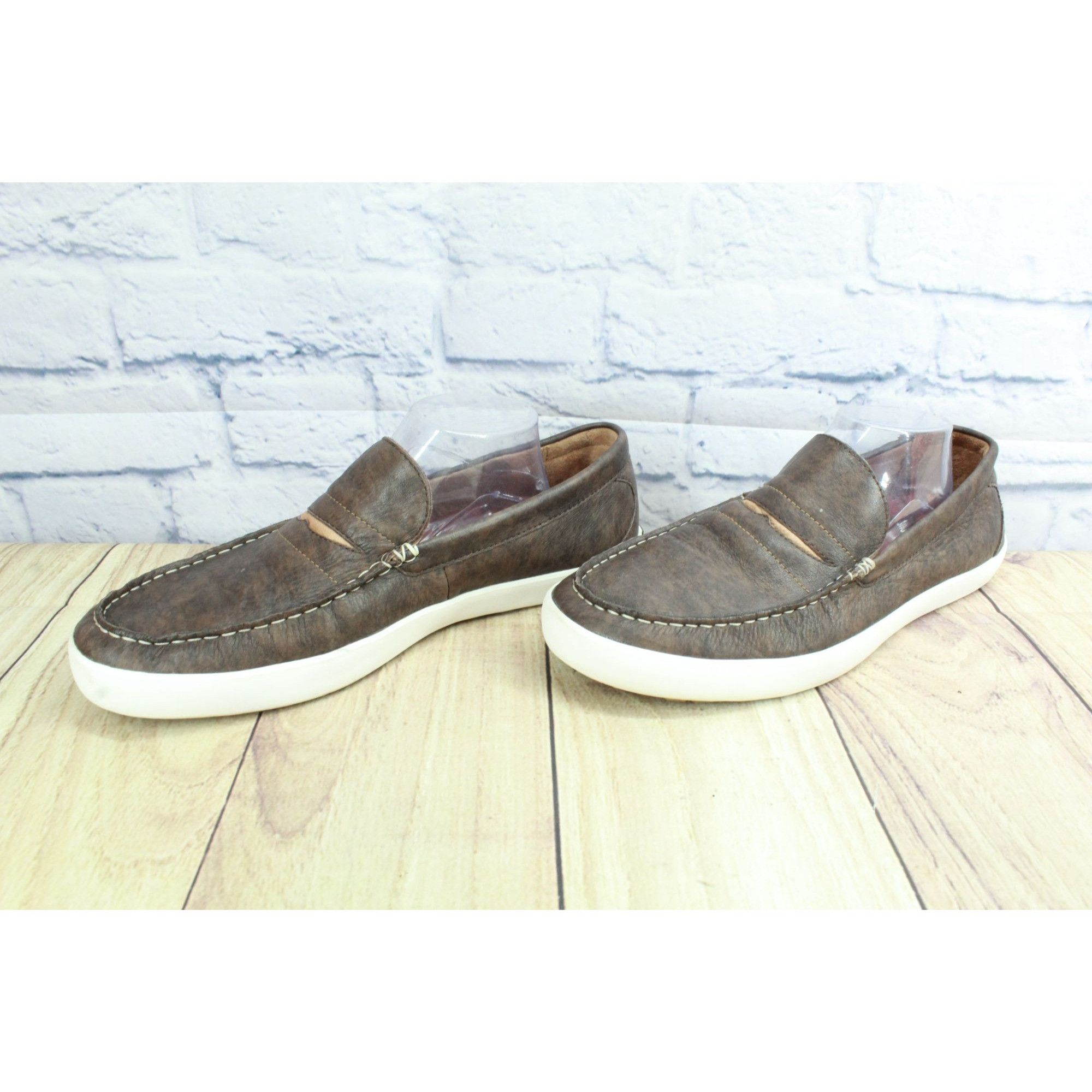 L.L. Bean LL Bean Men's Brown Leather Mountainville Penny Loafers Size US 11.5 / EU 44-45 - 2 Thumbnail