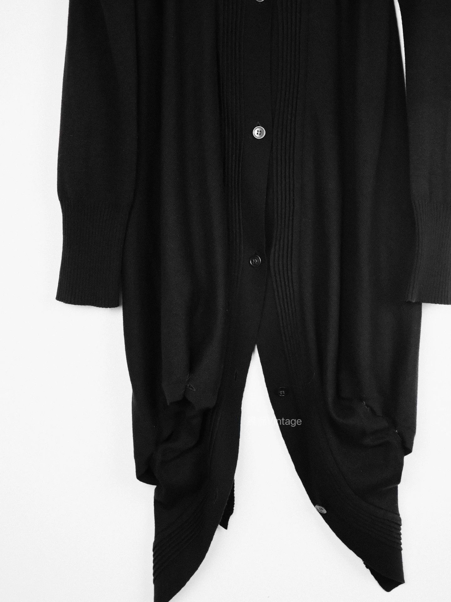 Yohji Yamamoto Yohji Yamamoto 07AW Vintage Swallowtail Cardigan Women's Size XS / US 0-2 / IT 36-38 - 4 Thumbnail