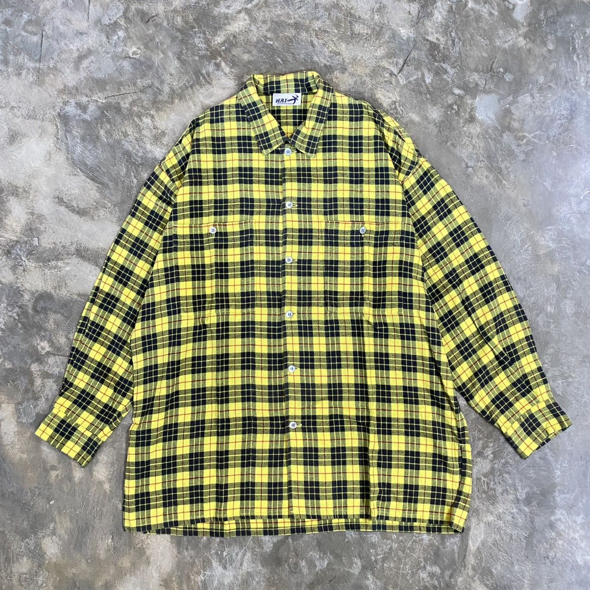 Issey Miyake Hai Sporting Gear Flannel Shirt Size US M / EU 48-50 / 2 - 1 Thumbnail