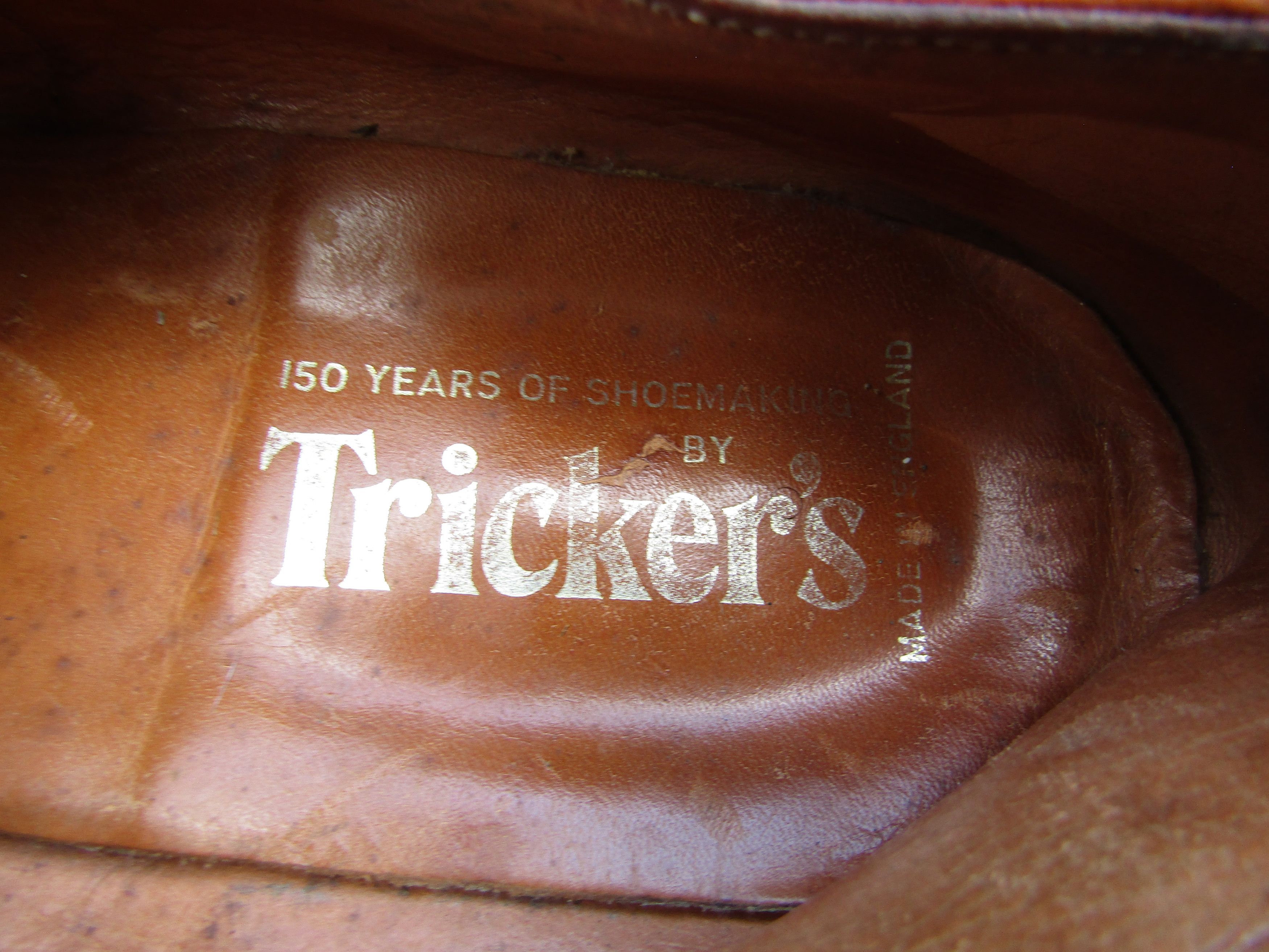 Tricker's Vintage Tricker's Brown Leather Derby Brogue Bench Size US 9 / EU 42 - 9 Thumbnail