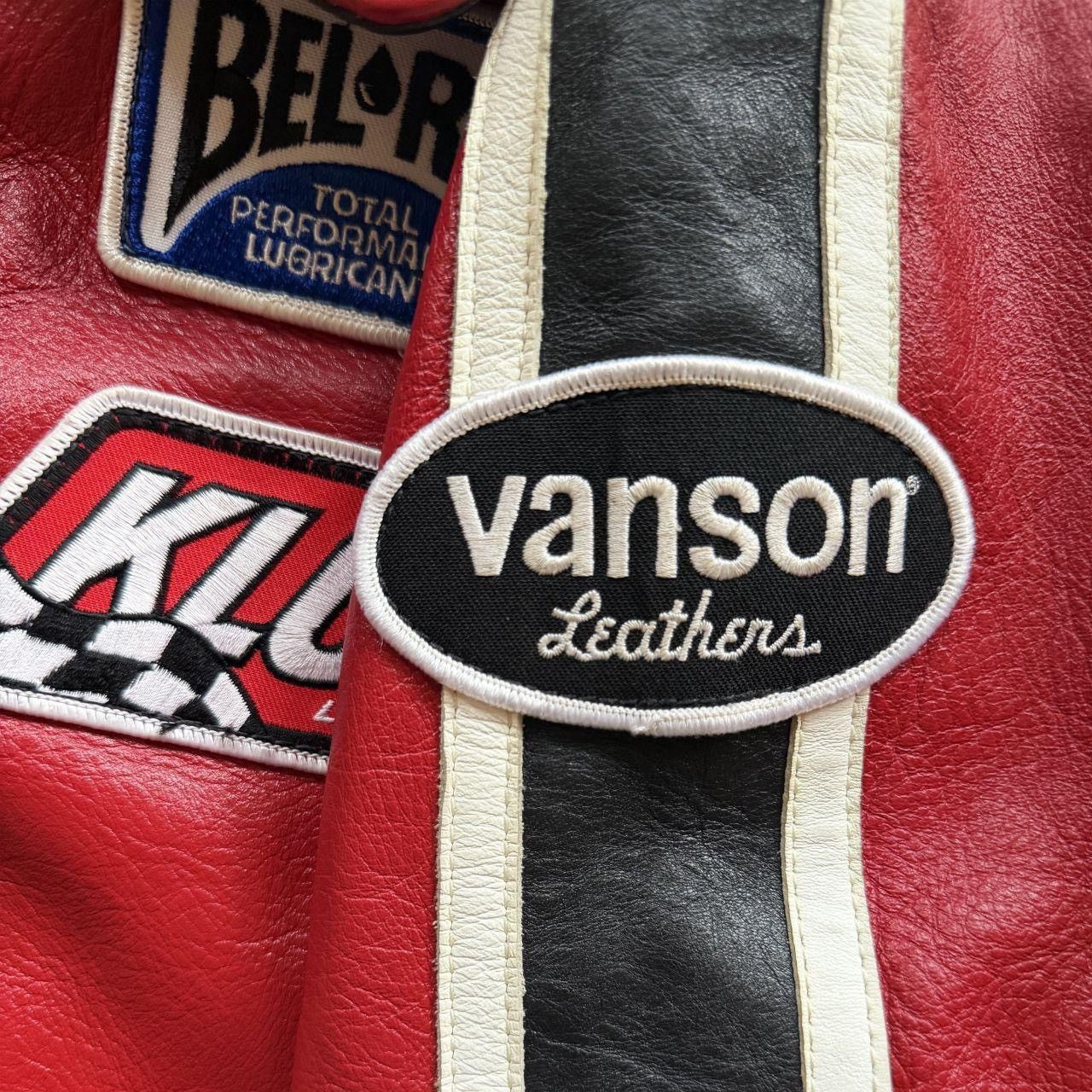 Vanson Leathers Vanson Leathers Leather Racing Jacket Size US XXL / EU 58 / 5 - 6 Thumbnail