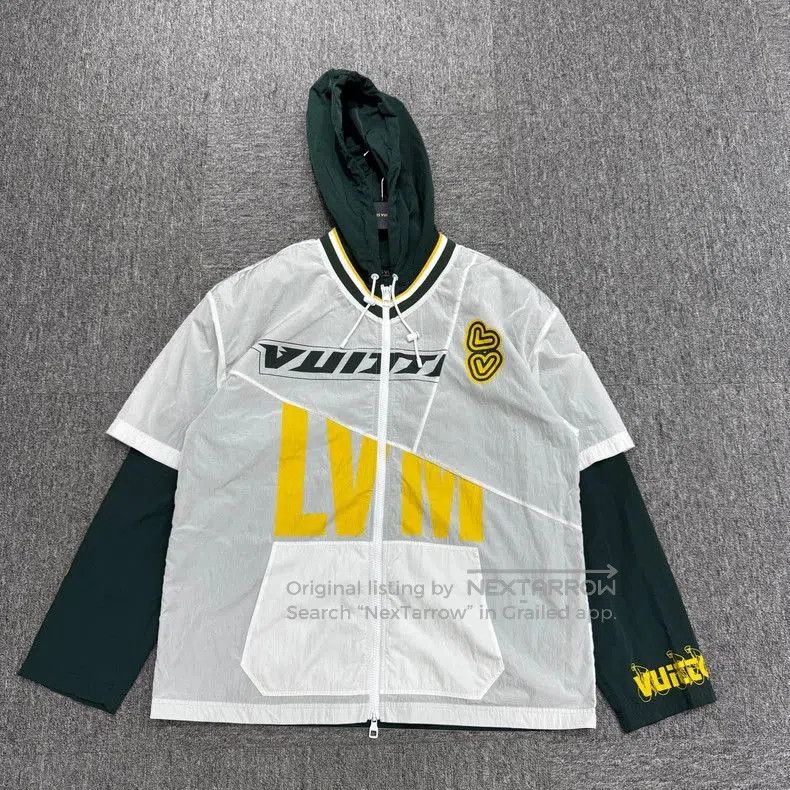 Louis Vuitton 1854 Layered Hooded Jacket.