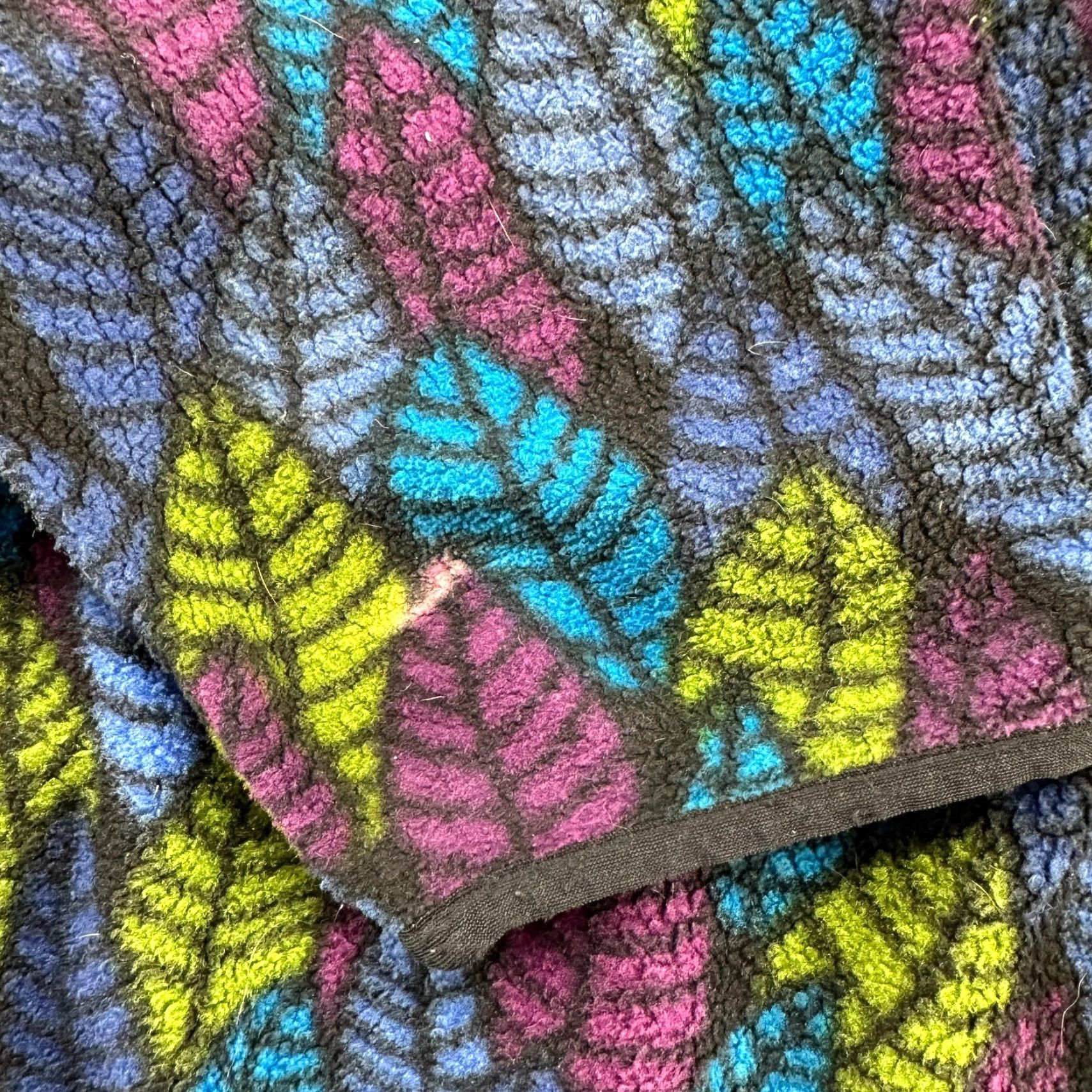 Patagonia VINTAGE Patagonia Pullover Sweatshirt Mens XL Blue Fleece Snap Synchilla Leaf Print USA 90s Hoodie? Size US XL / EU 56 / 4 - 3 Thumbnail