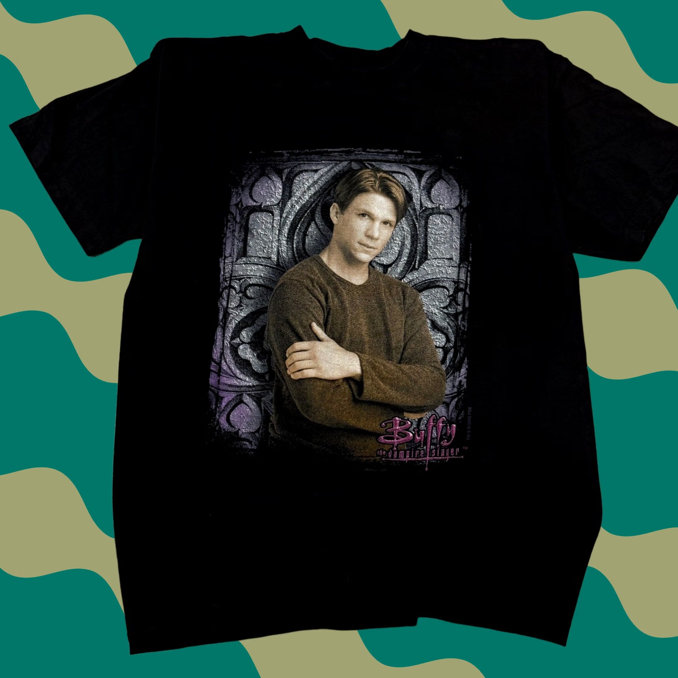 Vintage VINTAGE Buffy The Vampire Slayer Xander Movie Promo Black Graphic Tee L Mens Size US L / EU 52-54 / 3 - 1 Thumbnail