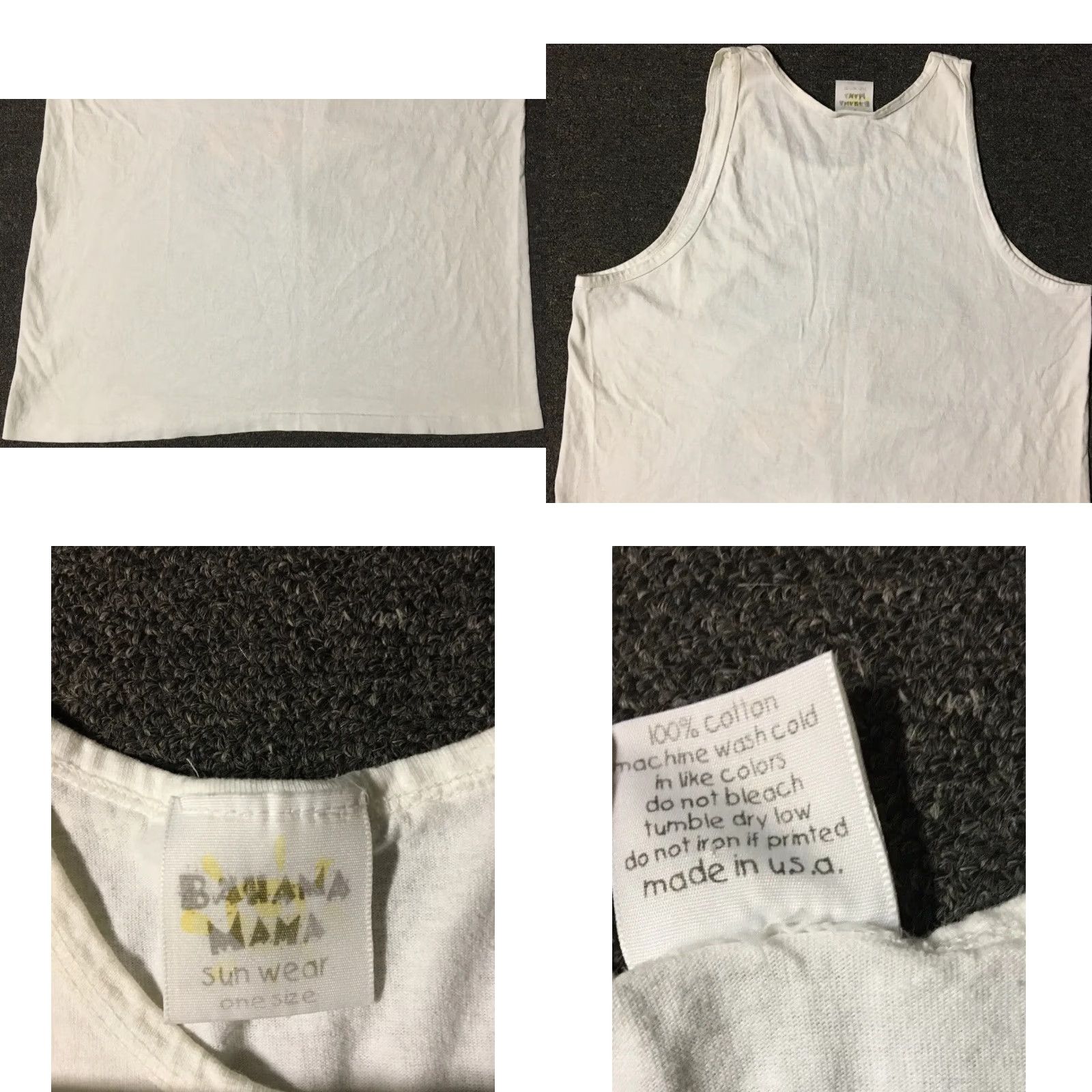 Vintage VINTAGE 90s Kickin Back Duck Faded Tank Top White L Surf Beach Funny Cartoon Size US L / EU 52-54 / 3 - 8 Thumbnail