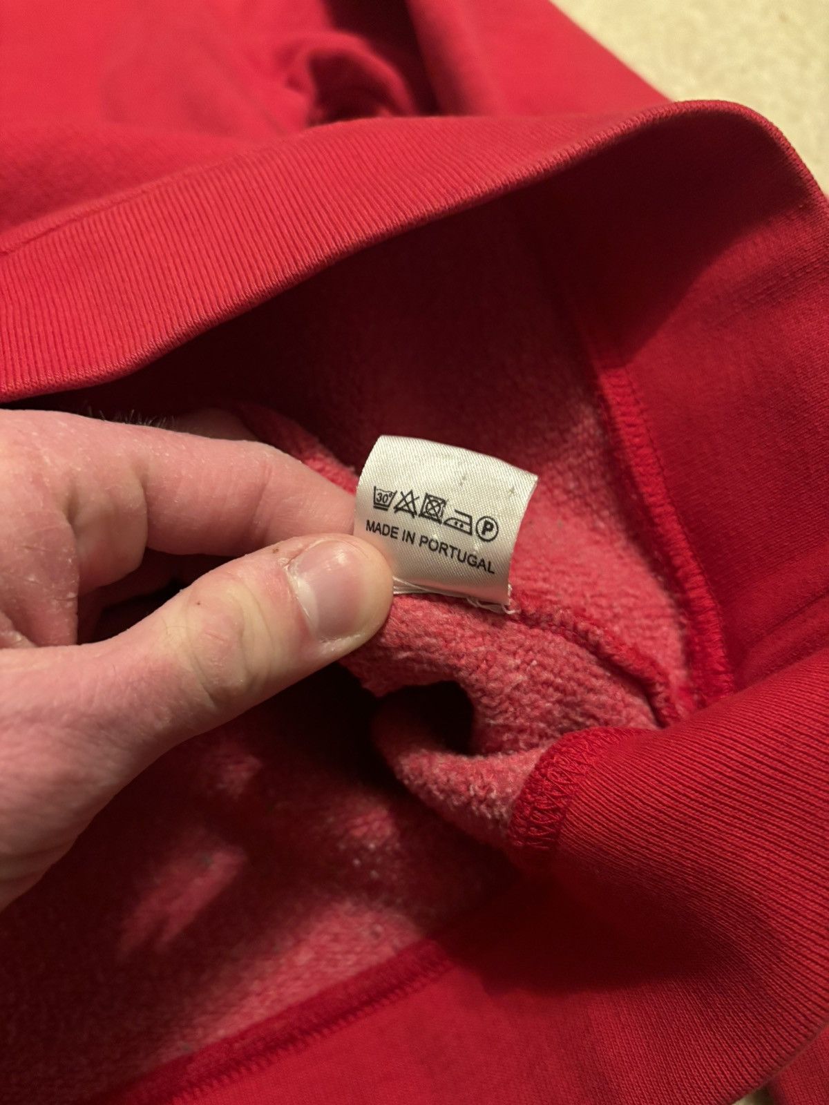 Raf Simons Raf Simons Double Hem Pullover Crewneck Sweater Red Size US L / EU 52-54 / 3 - 5 Thumbnail