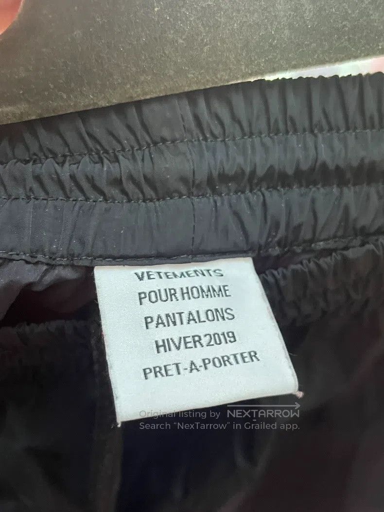 Vetements Vetements size S Angel zipper buckle sweatpants Size US 28 / EU 44 - 4 Thumbnail