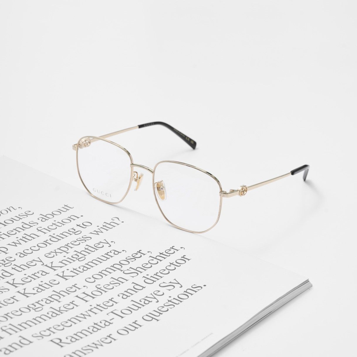 Gucci GUCCI GG2146OA 001 GLASSES Size ONE SIZE - 1 Thumbnail