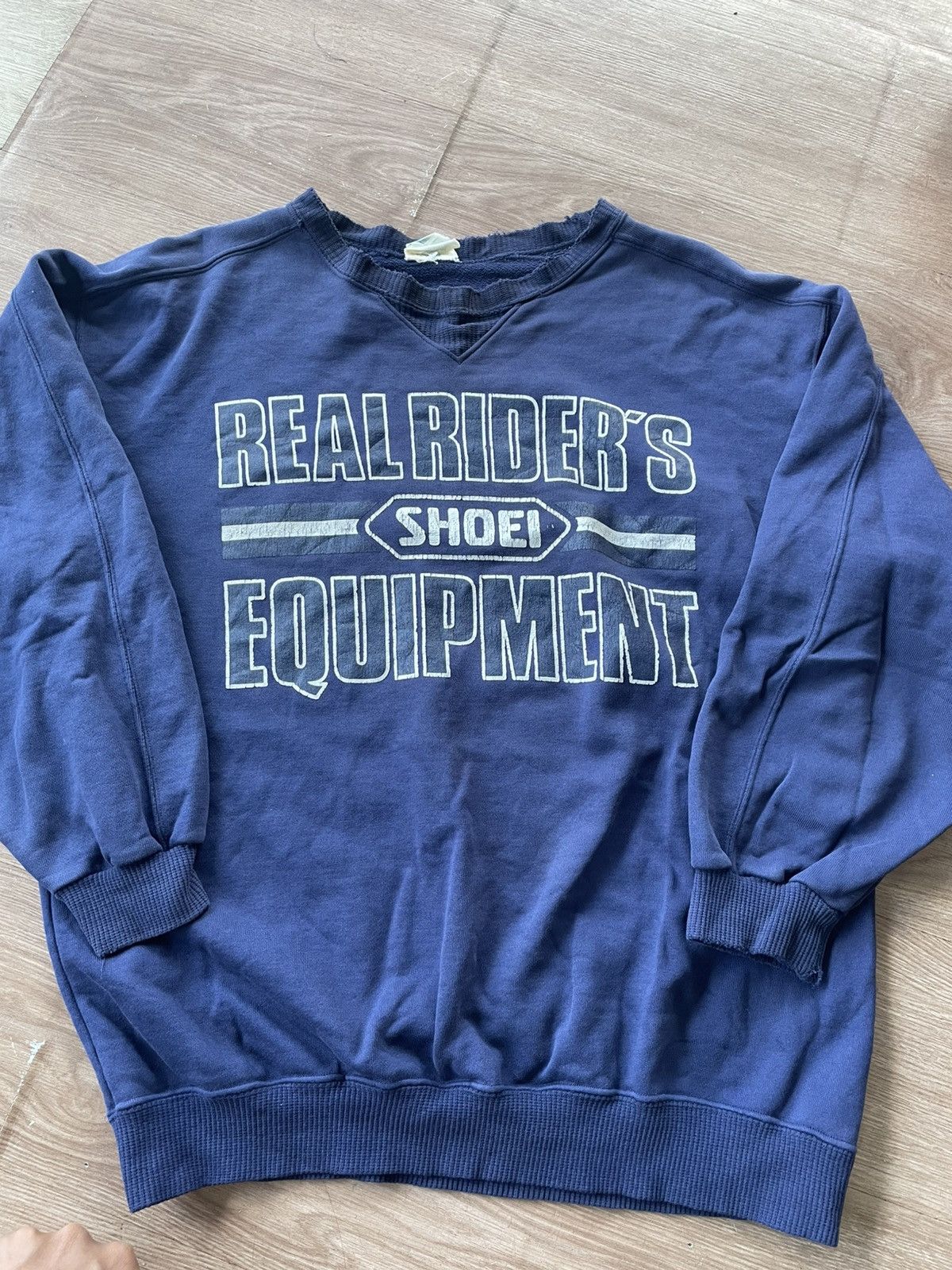 Japanese Brand Vintage shoei equipment sweatshirt Size US L / EU 52-54 / 3 - 1 Thumbnail