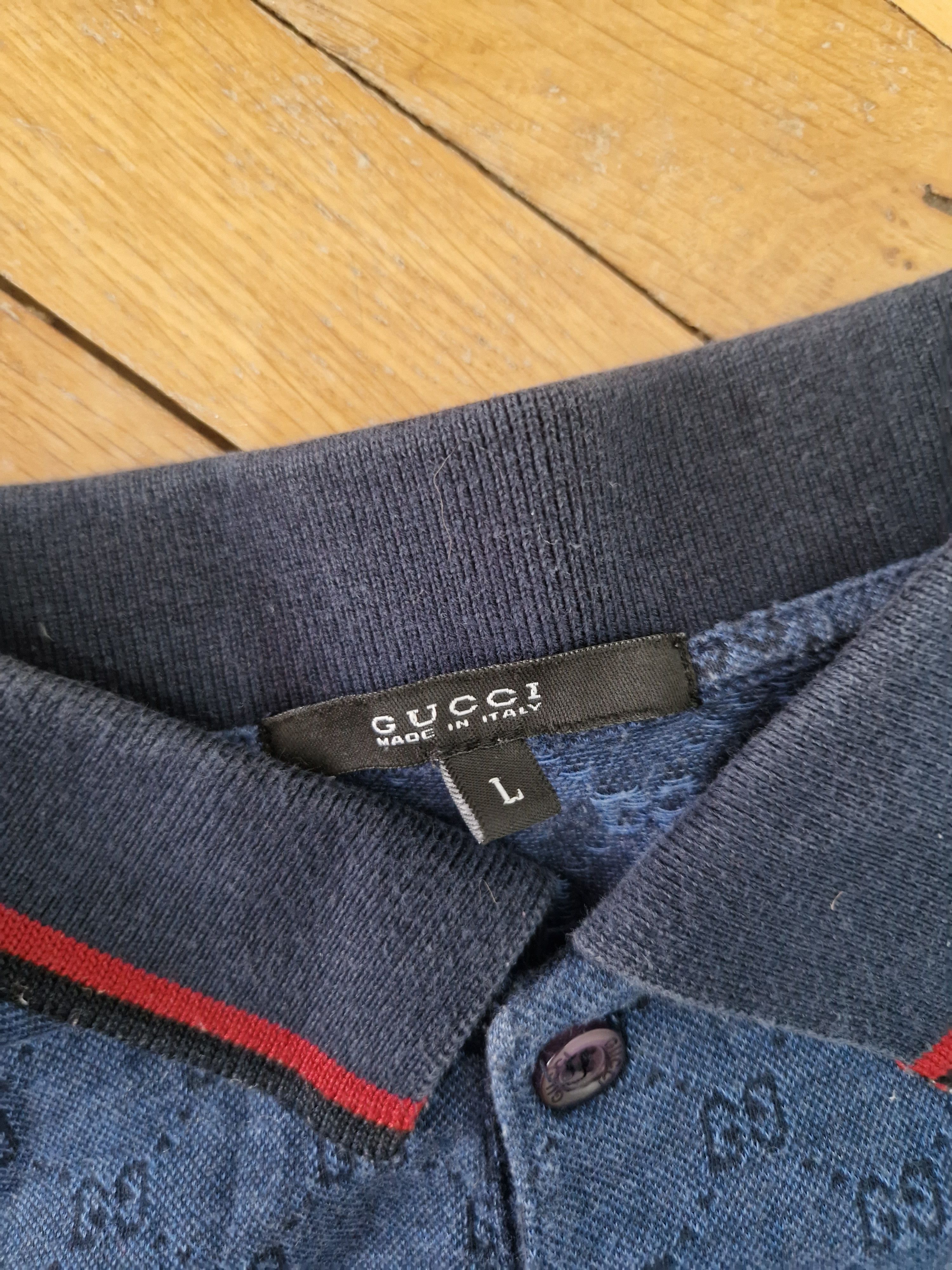 Gucci Gucci monogram longsleeve polo shirt Size US L / EU 52-54 / 3 - 3 Thumbnail