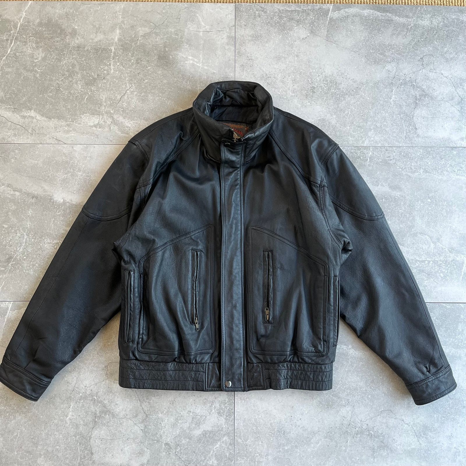 John Varvatos × Vintage world alliance authentic vintage leather jacket Size US L / EU 52-54 / 3 - 1 Thumbnail