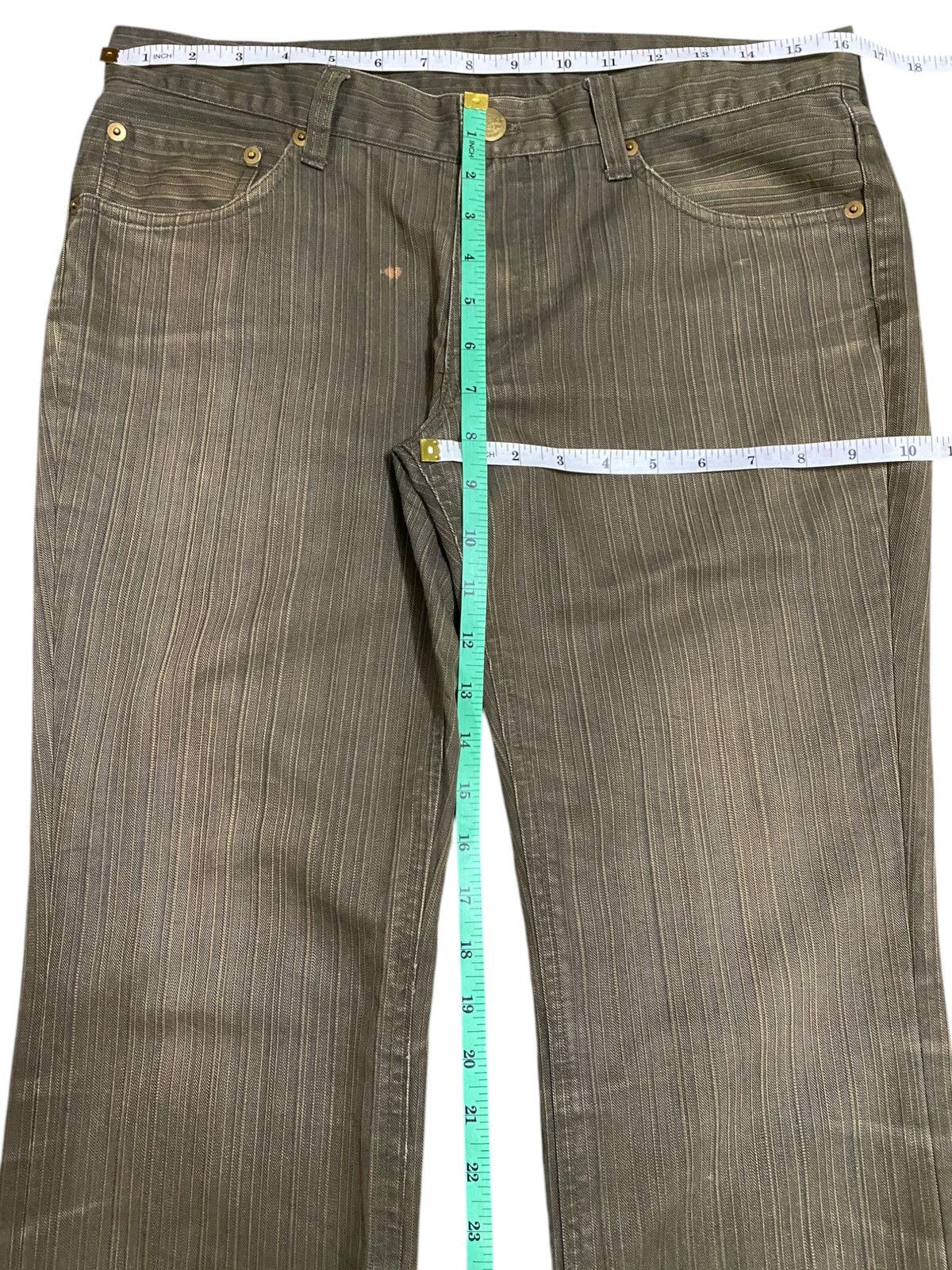 Japanese Brand Vintage Japanese Brands Rare Colour Loose Jeans Size 32" / US 10 / IT 46 - 9 Thumbnail