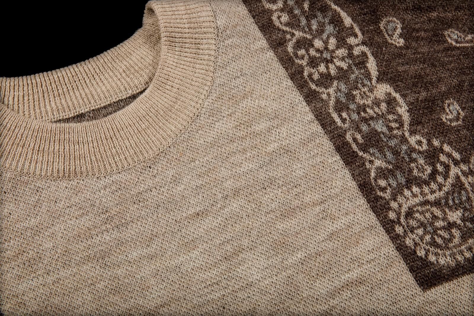 Kapital Kapital 12G Wool Bandana Crew Sweater Brown Size 1 Size US S / EU 44-46 / 1 - 3 Thumbnail