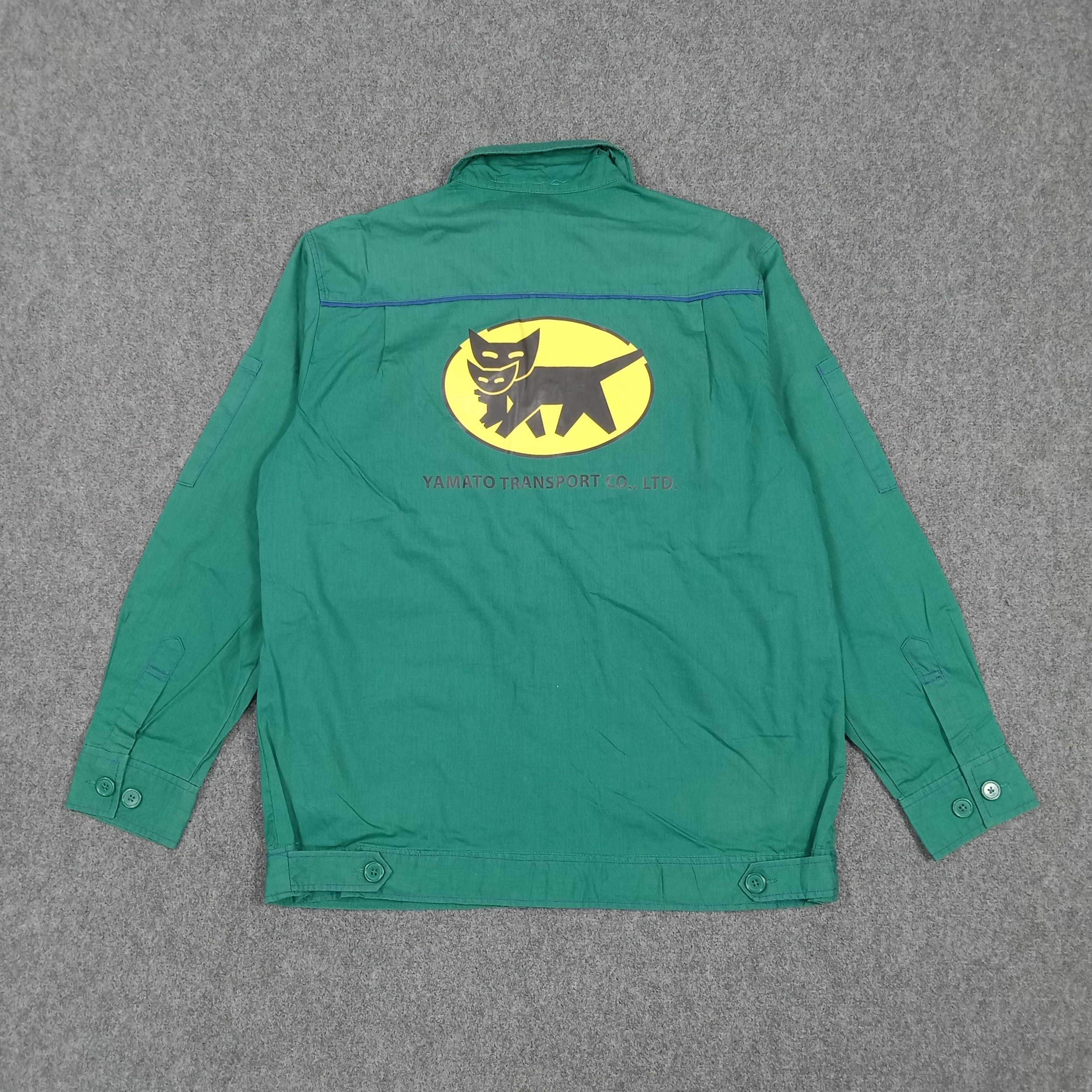 Japanese Brand Yamato Transport Japanese Uniform Custom Logo Jacket C286N26 Size US M / EU 48-50 / 2 - 1 Thumbnail