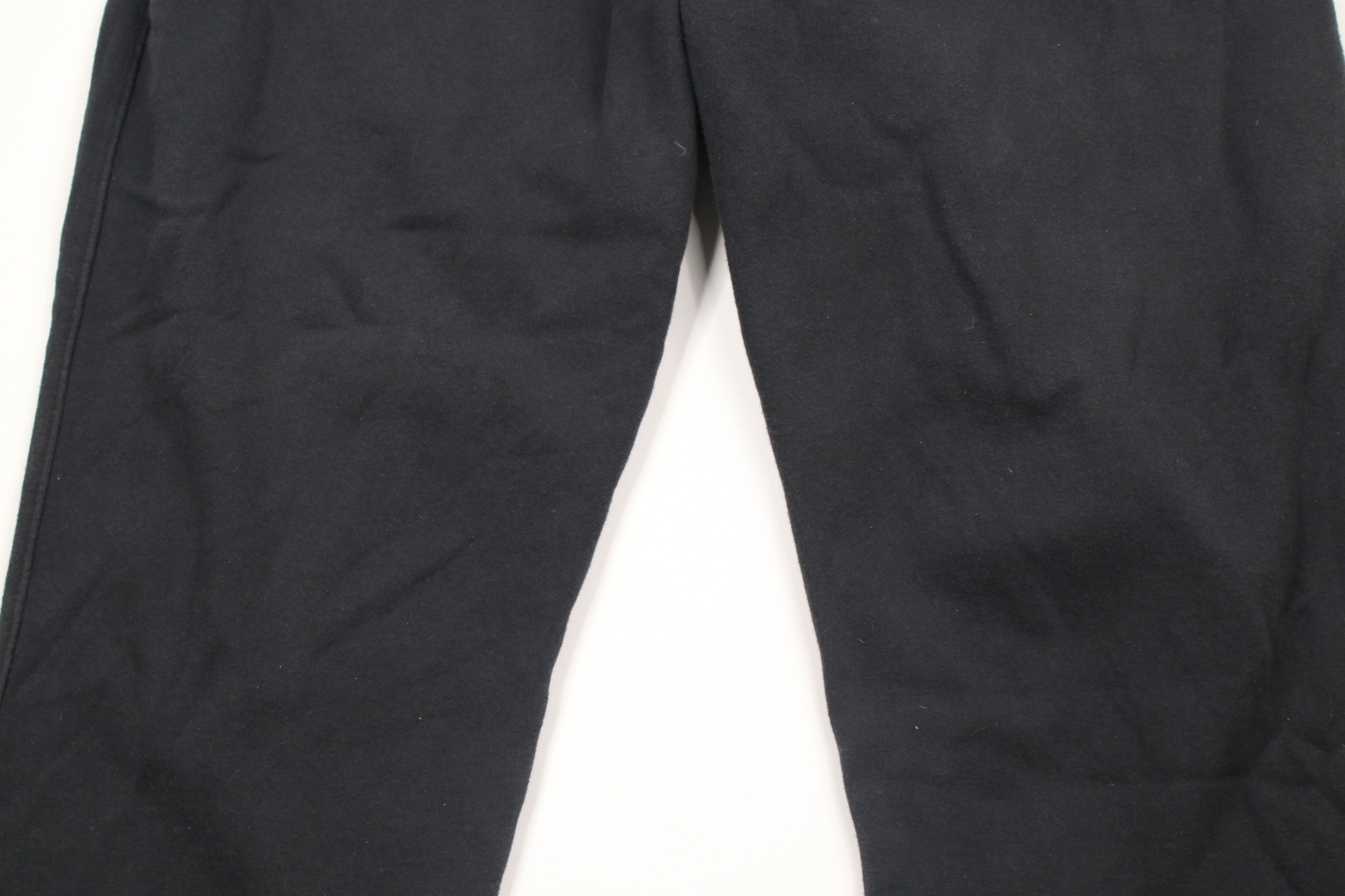 Nike × Vintage Vintage Nike Mini Swoosh Wide Leg Sweatpants Pants Black Size US 38 / EU 54 - 3 Thumbnail