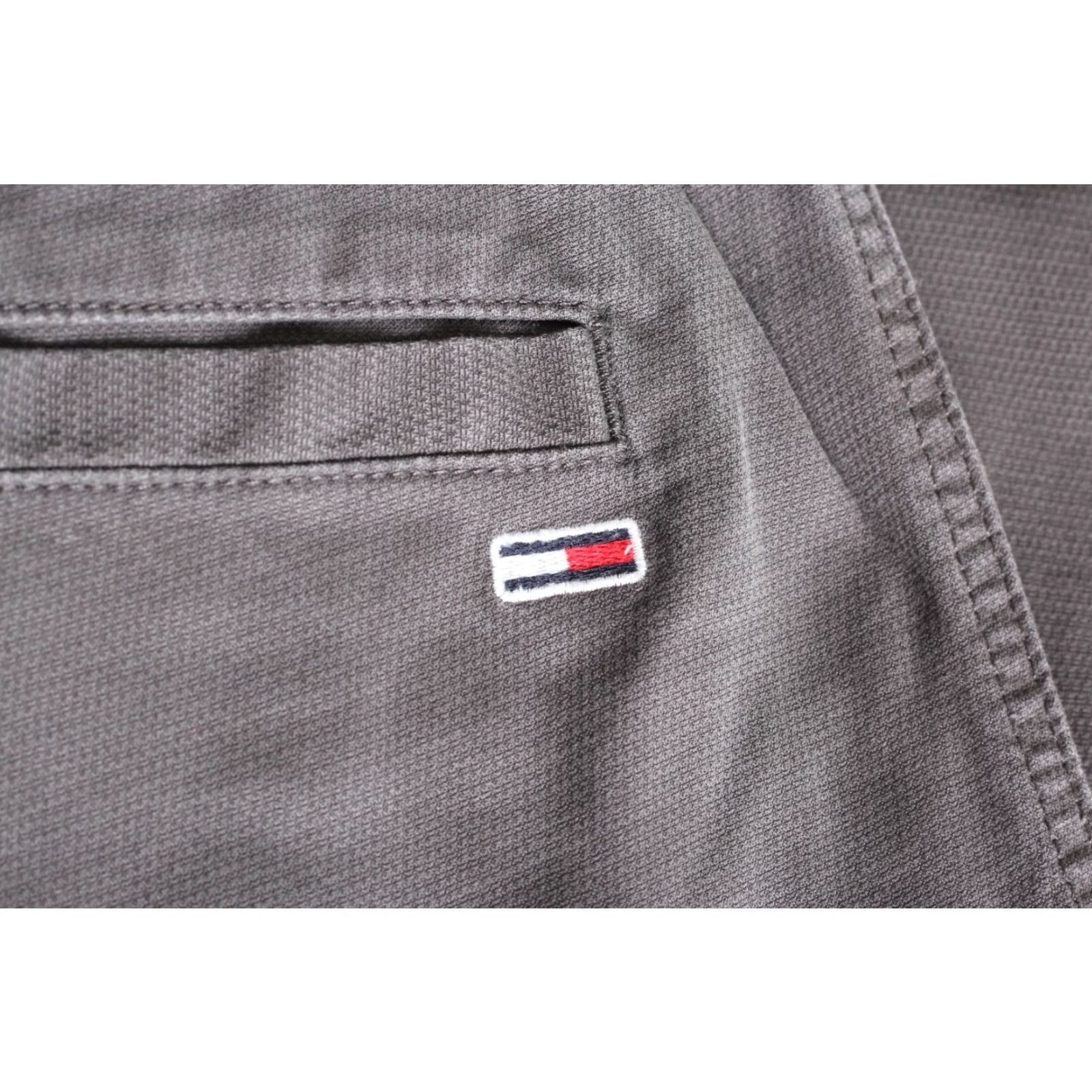 Tommy Hilfiger TOMMY HILFIGER JEANS SCANTON Slim Fit Chino Trousers Men Size M Stretch Grey Old Size US 31 - 4 Thumbnail