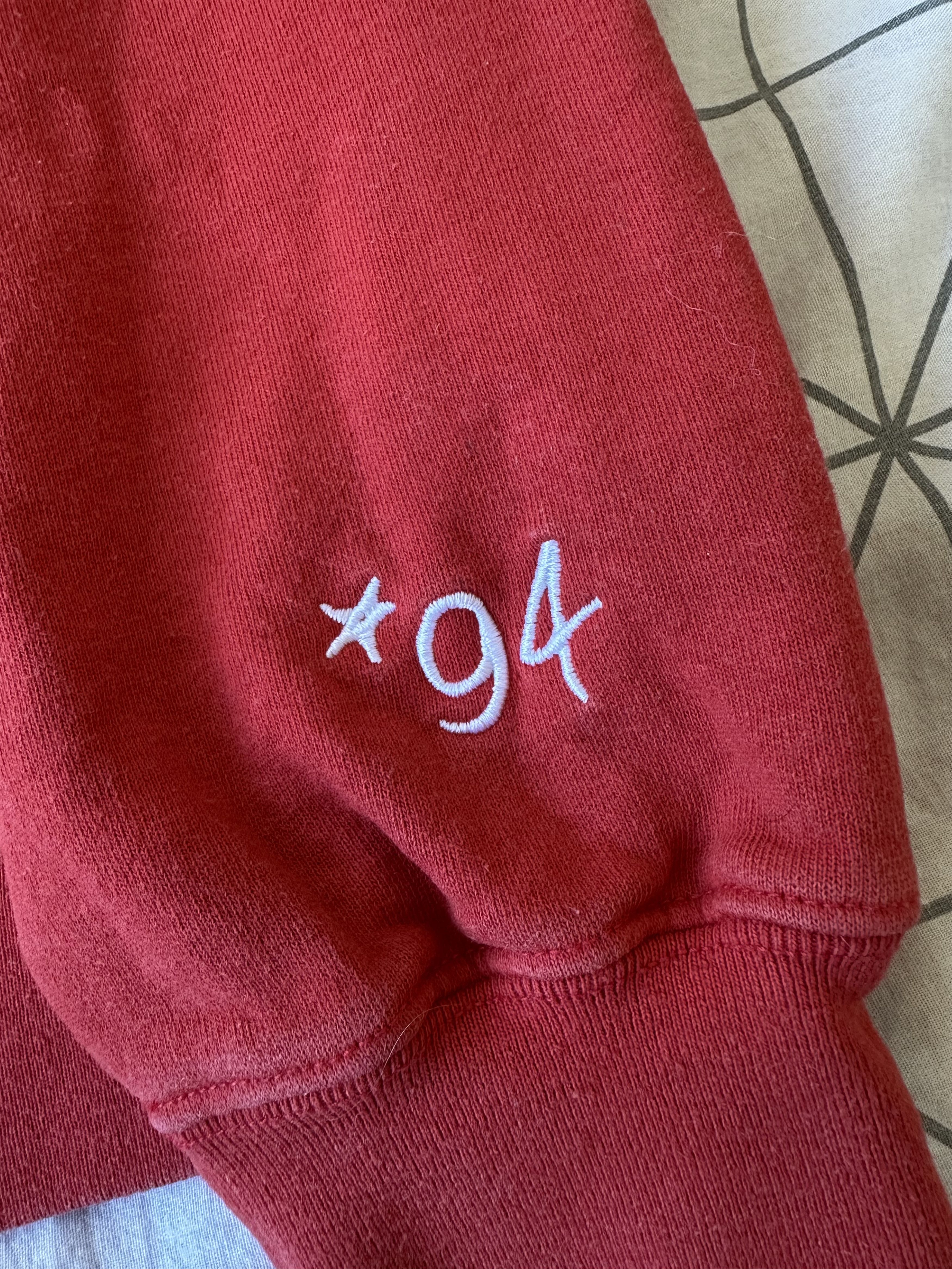 Supreme Supreme Gonz Logo Crewneck Sweatshirt Red Size US M / EU 48-50 / 2 - 2 Thumbnail