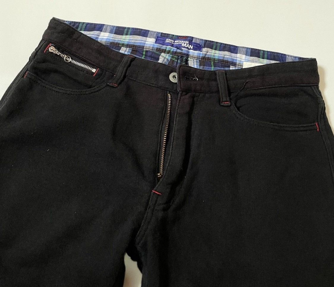 Junya Watanabe Junya watanabe cdg man AD2011 black raw edge trousers Size US 30 / EU 46 - 4 Thumbnail