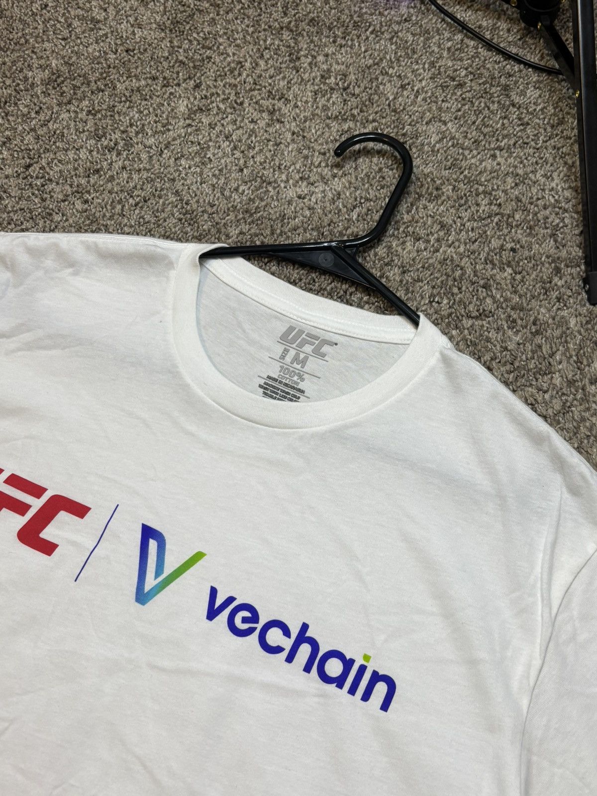 UFC UFC Vechain Logo T-Shirt White Size US M / EU 48-50 / 2 - 3 Thumbnail