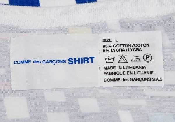 Comme des Garcons SHIRT Sleeveless Square Print Long Tank Top Size US L / EU 52-54 / 3 - 9 Thumbnail