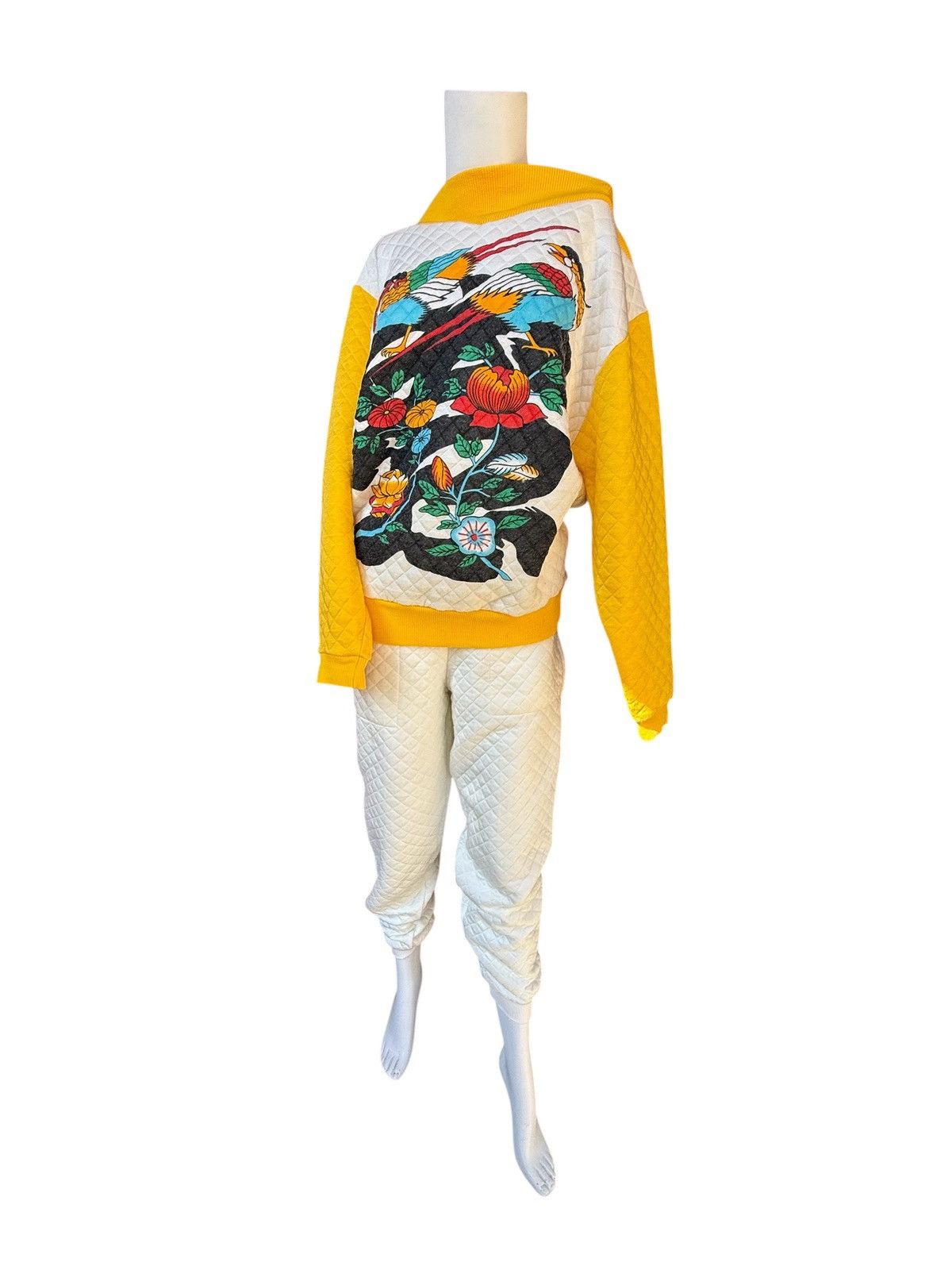 RARE! Vintage 80’s Kansas Yamamoto quilted sweatshirt/ pants