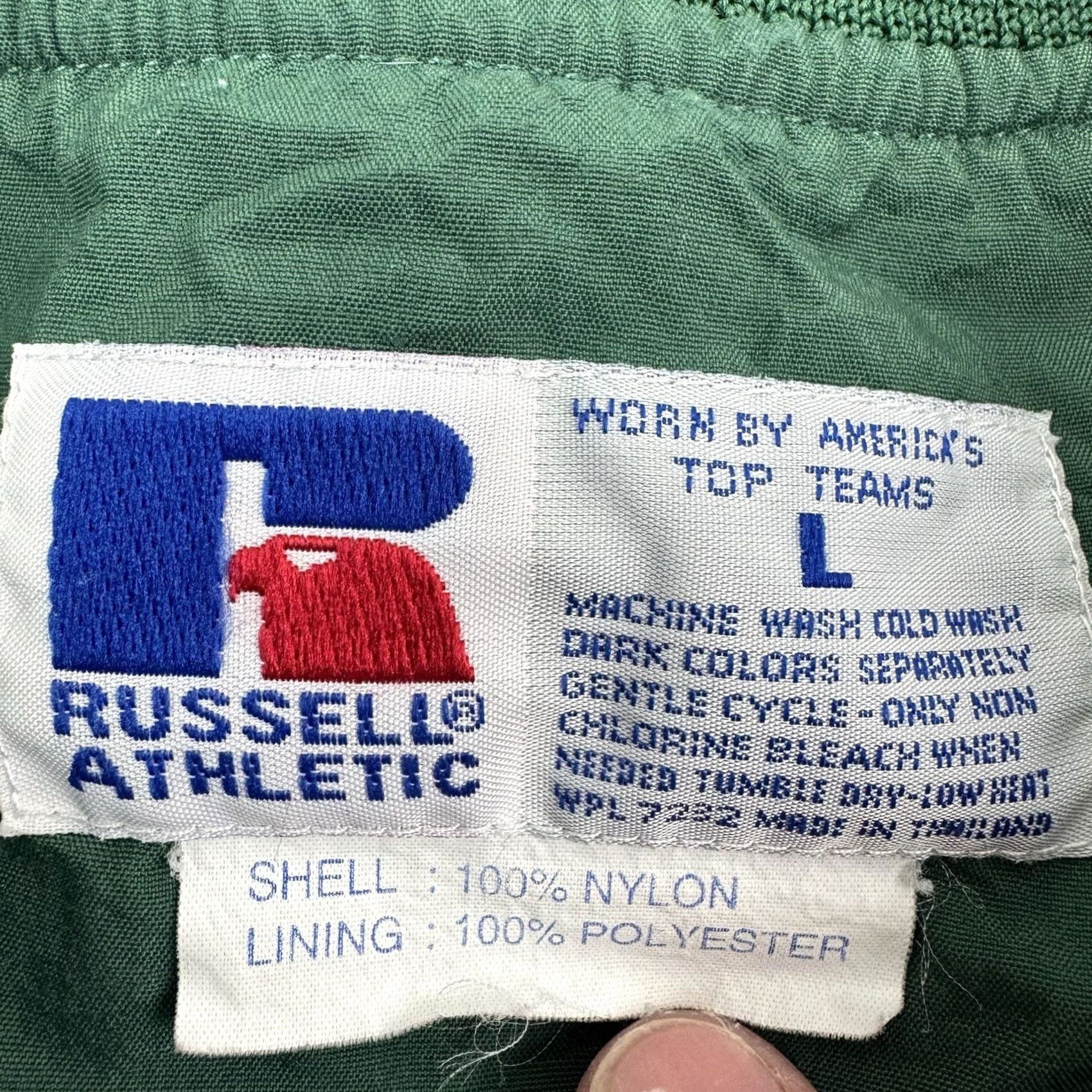 Reebok VINTAGE Reebok Jacket Windbreaker Adult L Green 90s Pockets Mens Size US L / EU 52-54 / 3 - 5 Thumbnail