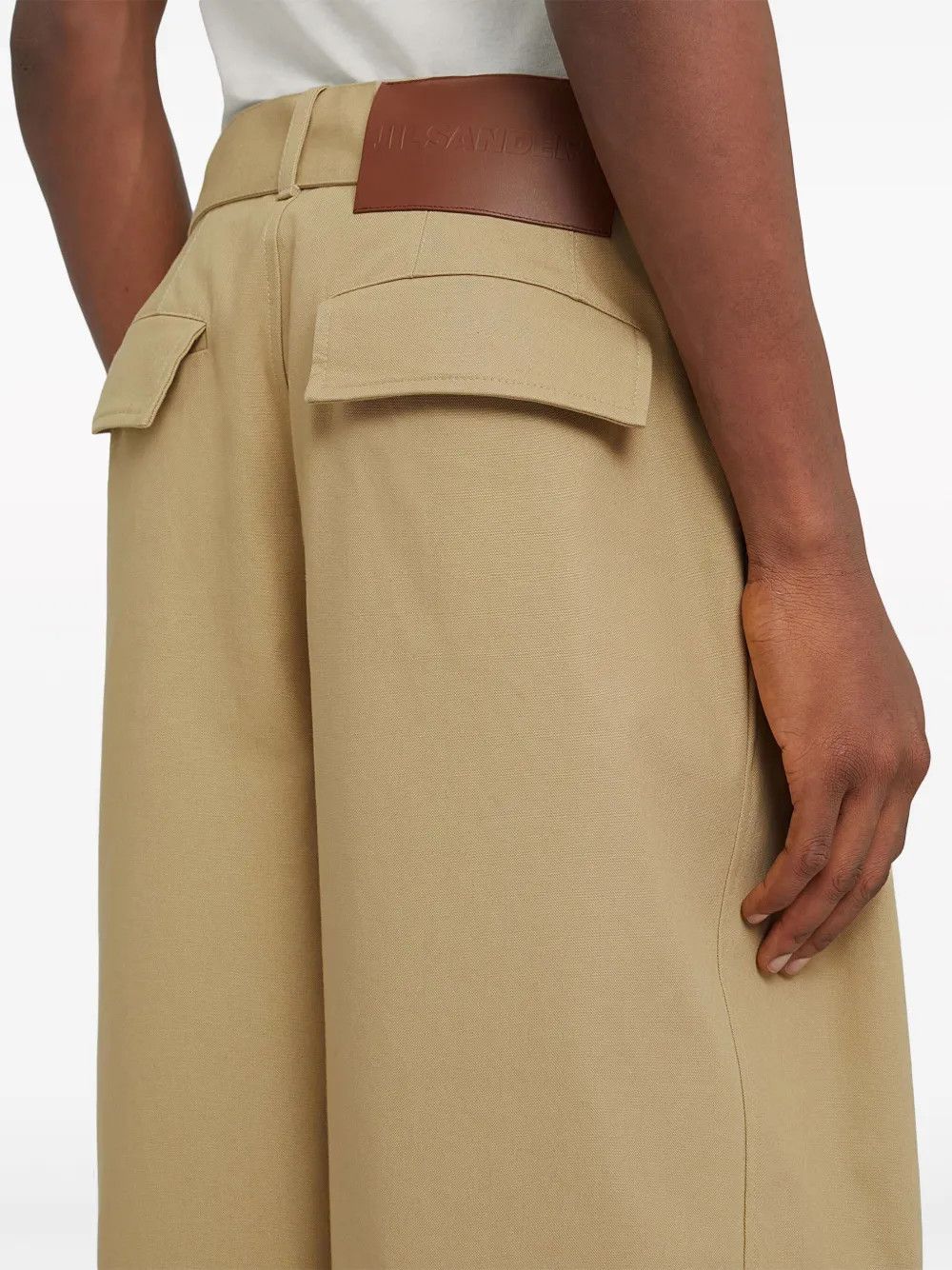Jil Sander o1w1db10825 Belt Trousers in Beige Size US 30 / EU 46 - 6 Thumbnail