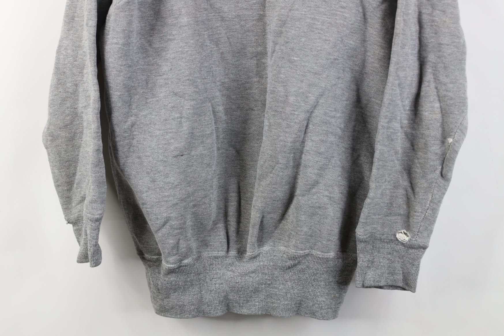 Vintage Vintage 70s Streetwear Triblend Sweatshirt Heather Gray Size US S / EU 44-46 / 1 - 3 Thumbnail