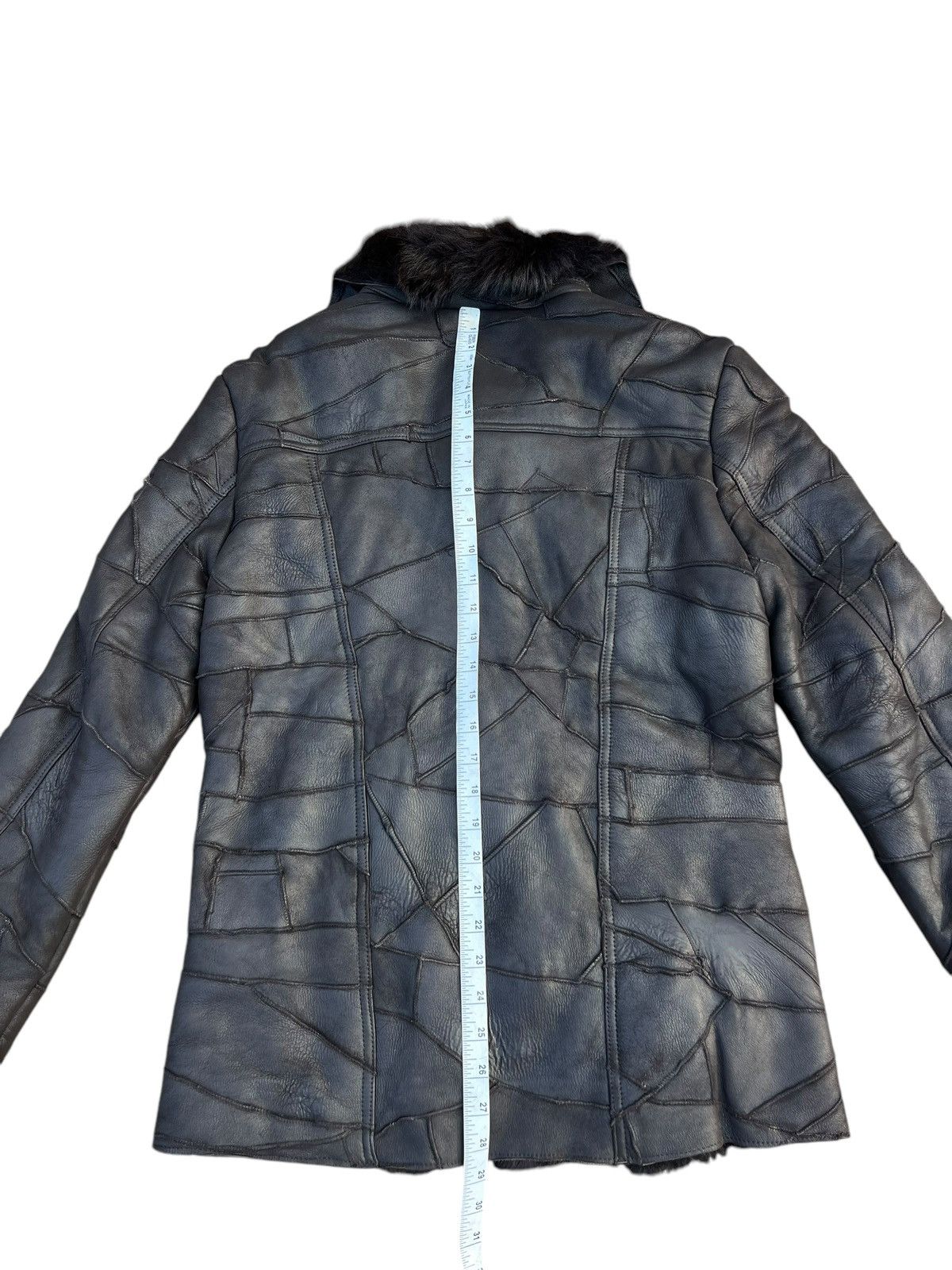 Leather Dope + Drakkar Patchwork Sheepskin Leather Shearling Jacket Size US M / EU 48-50 / 2 - 17 Thumbnail