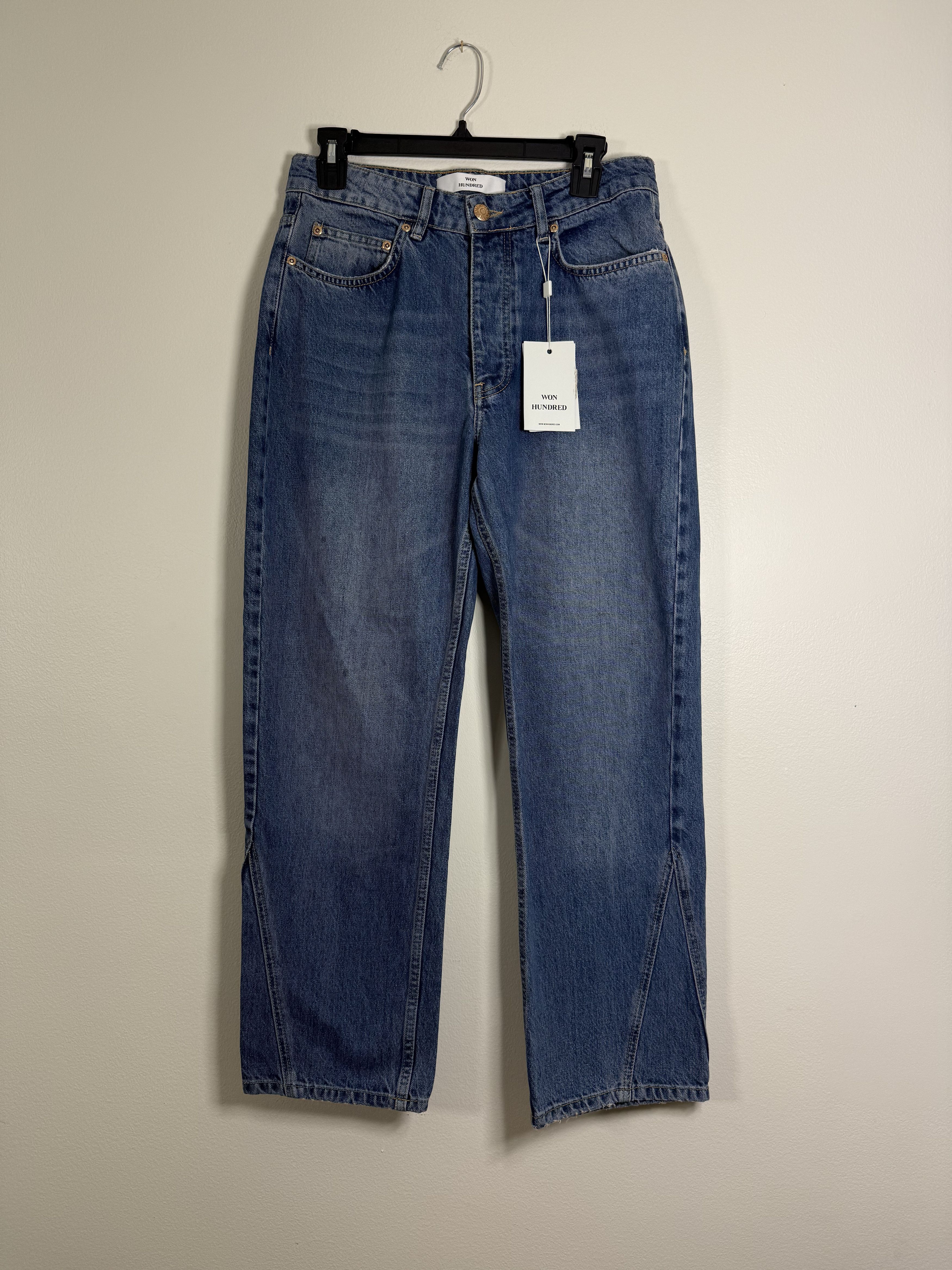 Won Hundred Washed Paneled Denim Pants Size US 30 / EU 46 - 1 Thumbnail