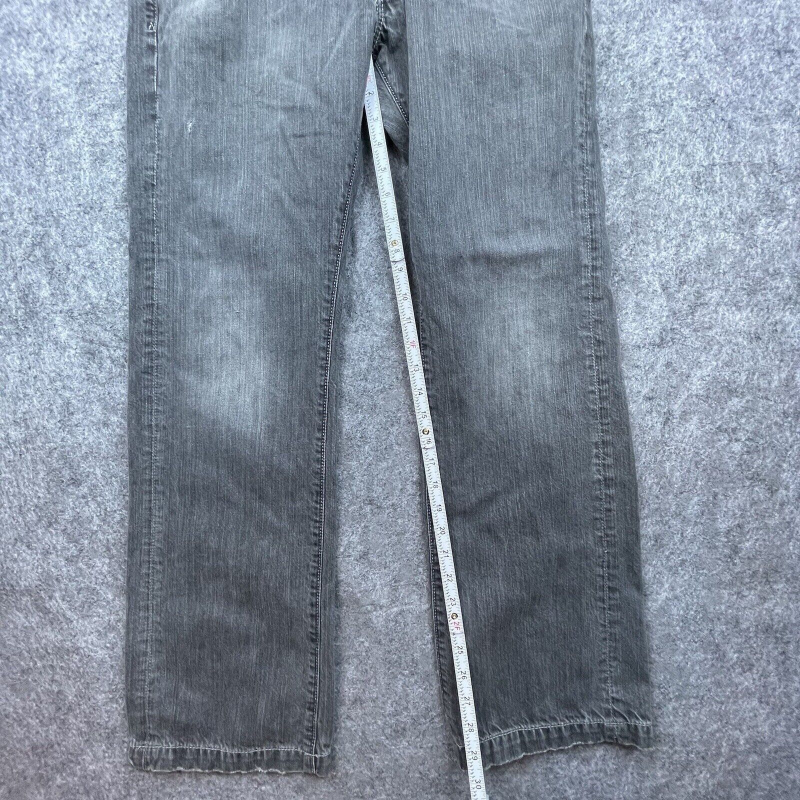 AG Adriano Goldschmied Adriano Goldschmied Jeans Mens 30 The Easton Grey Straight Size US 30 / EU 46 - 6 Thumbnail