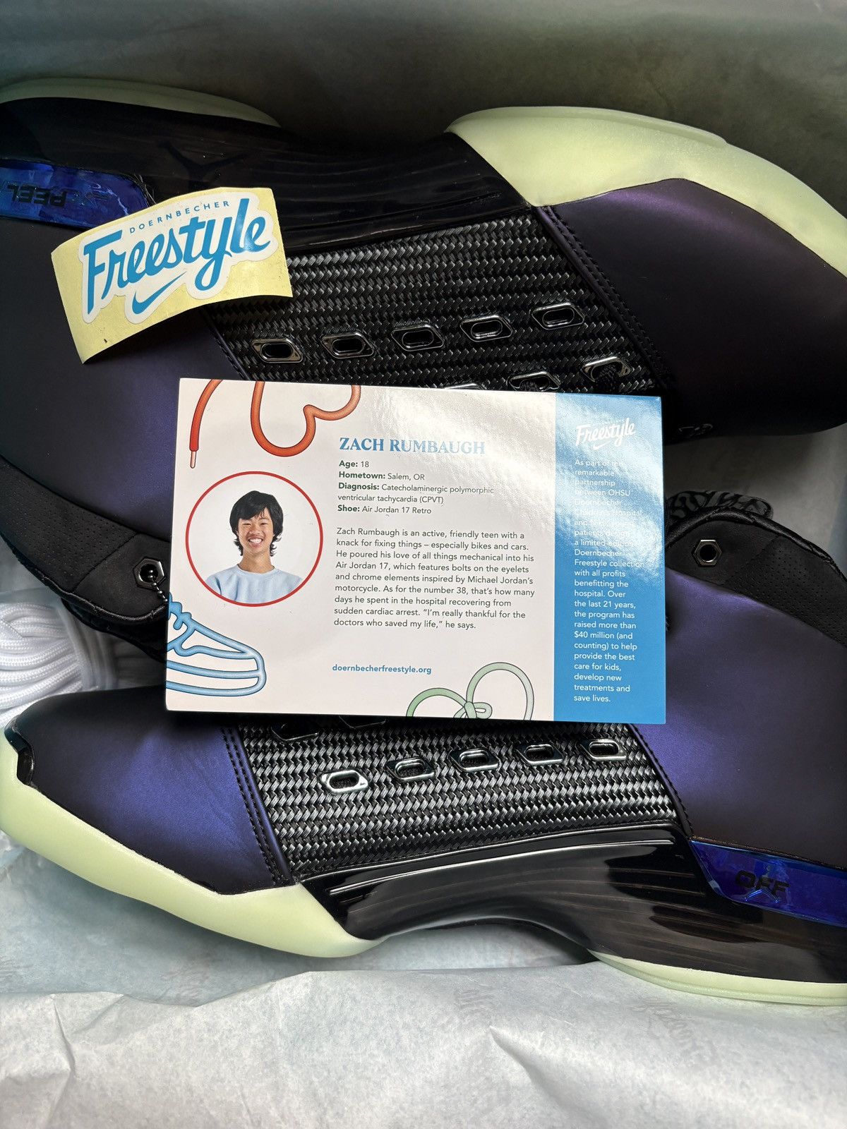 Jordan Brand Nike Air Jordan 17 Doernbecher Retro Size US 15 / EU 48 - 1 Thumbnail
