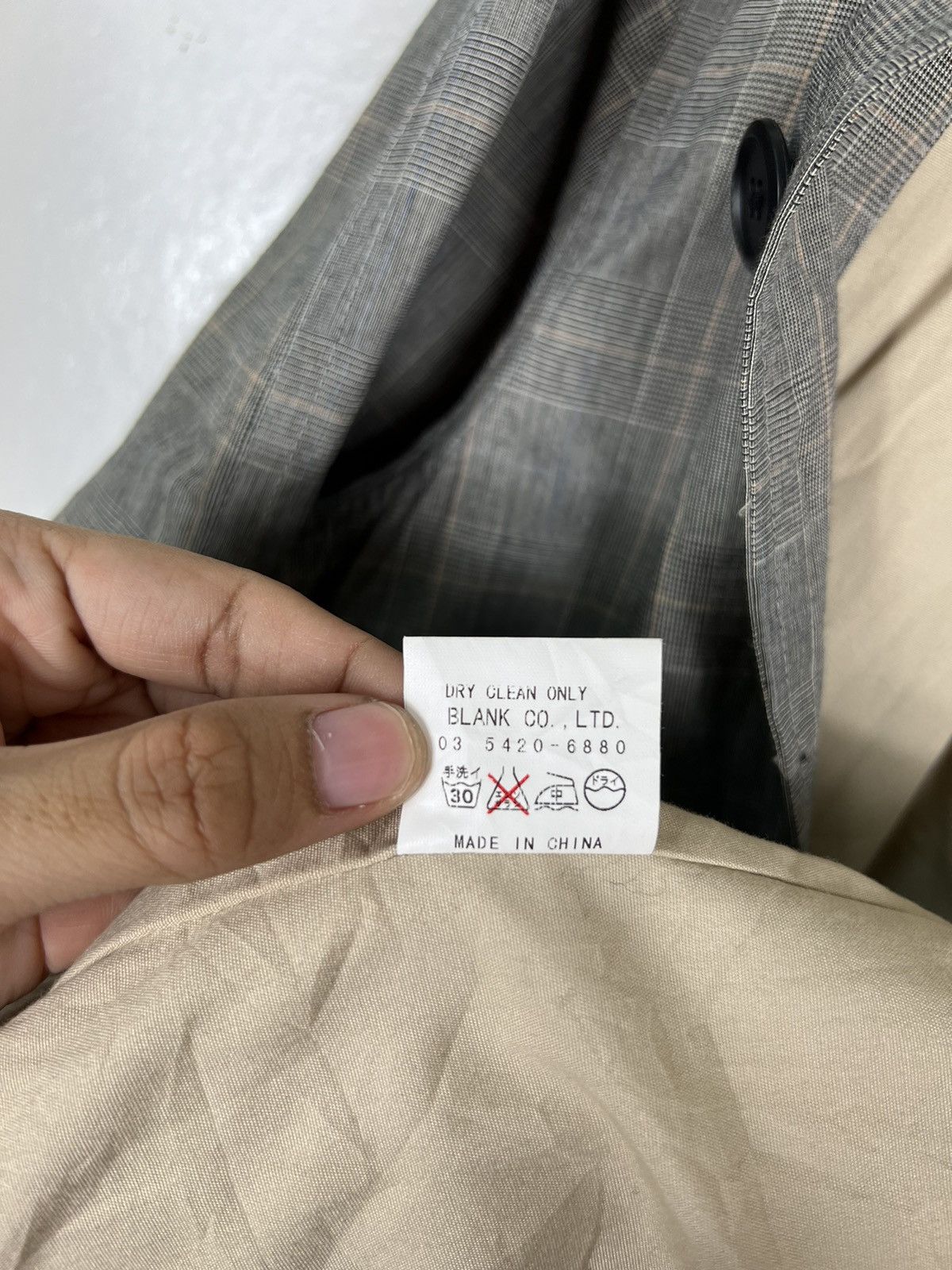 Baracuta 🔥 BARACUTA BLUE LINE CHECKER TRENCH COAT Size US M / EU 48-50 / 2 - 15 Thumbnail