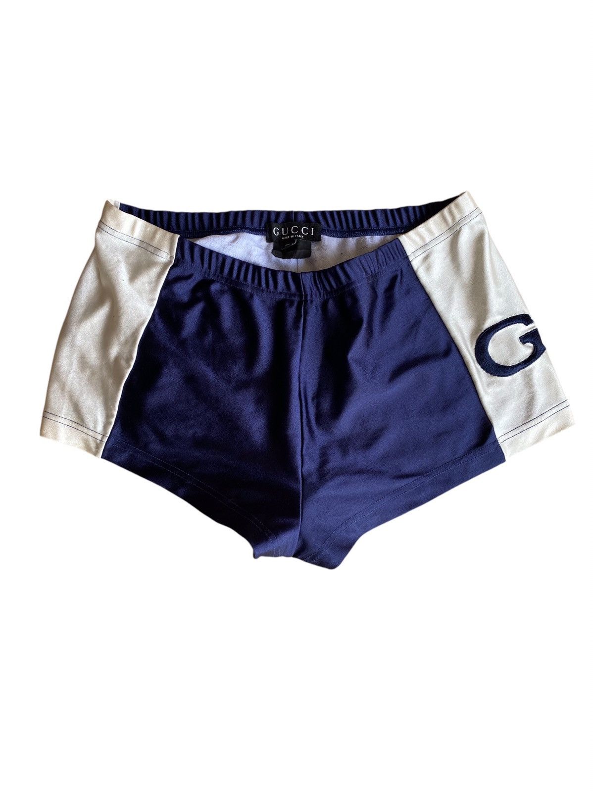 Gucci Vintage Gucci swimtrunk G side logo Size US 31 - 2 Thumbnail