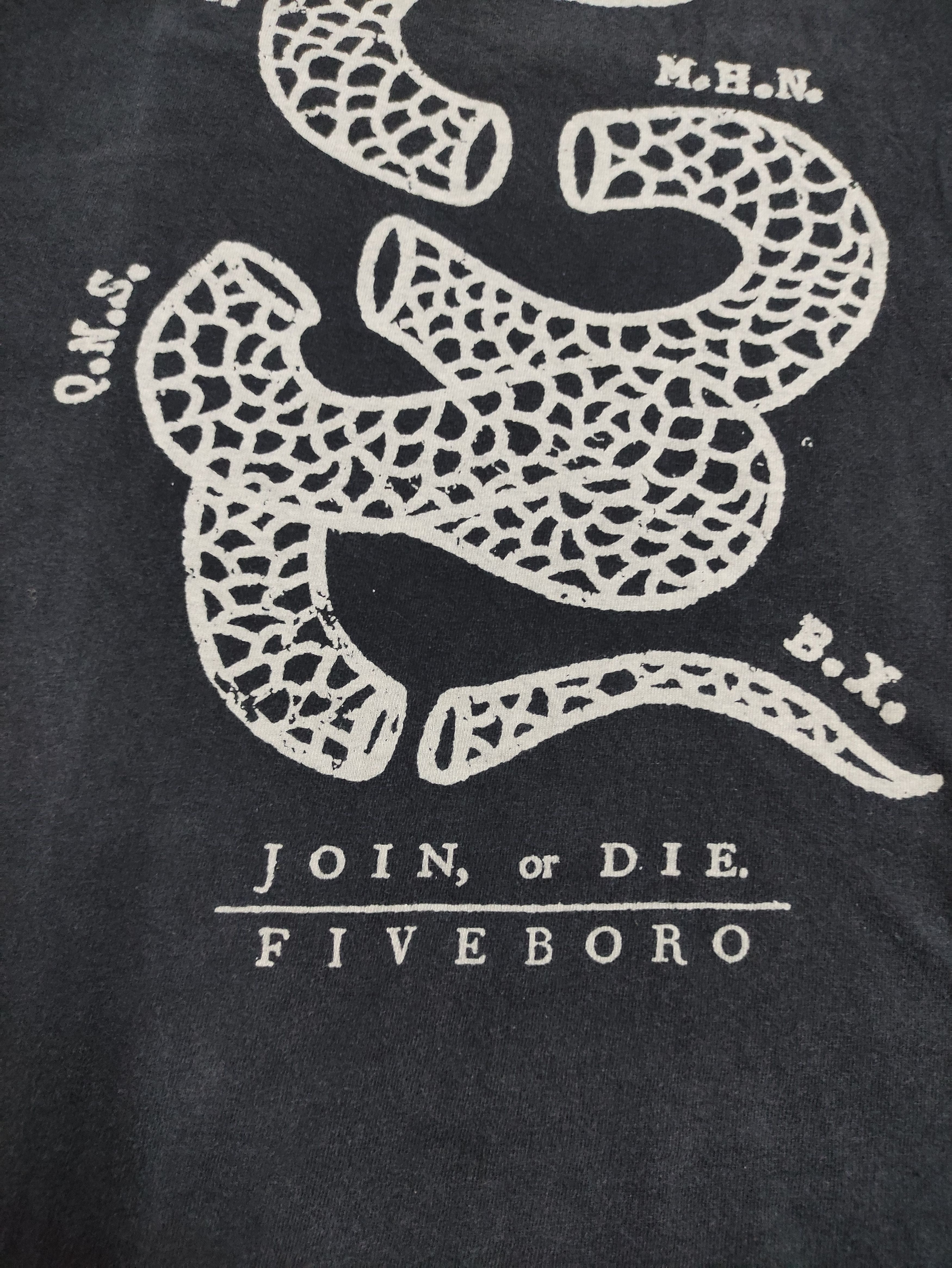 Other FIVEBORO JOIN OR DIE SNAKE TEE Size US L / EU 52-54 / 3 - 3 Thumbnail