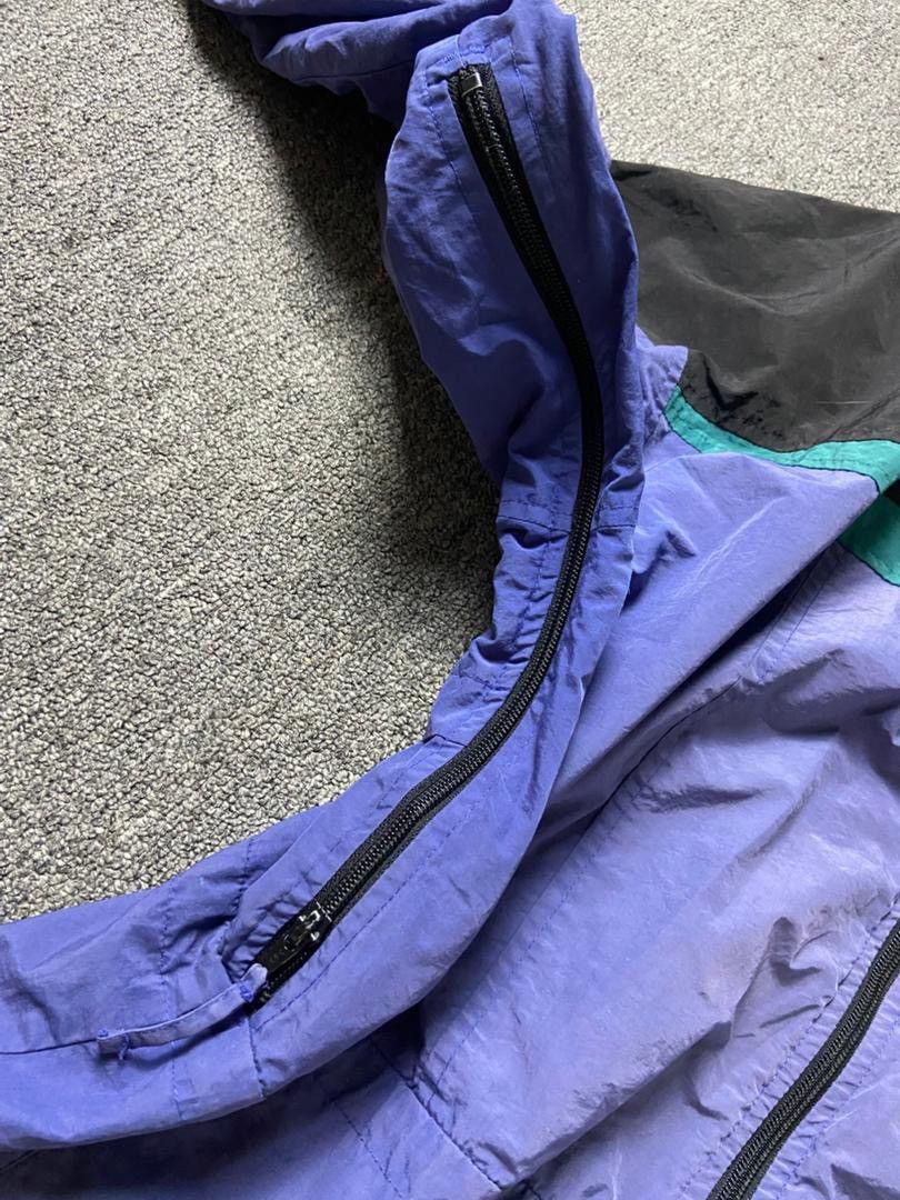 L.L. Bean L.L Bean Color Block Quarter Zip Anorak Jacket (182) Size US L / EU 52-54 / 3 - 7 Thumbnail