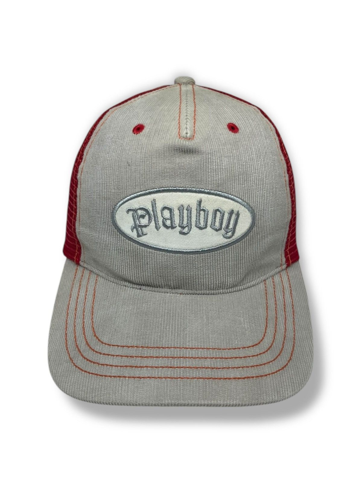 Playboy × Vintage Vintage Playboy Corduroy Trucker Cap Size ONE SIZE - 2 Thumbnail