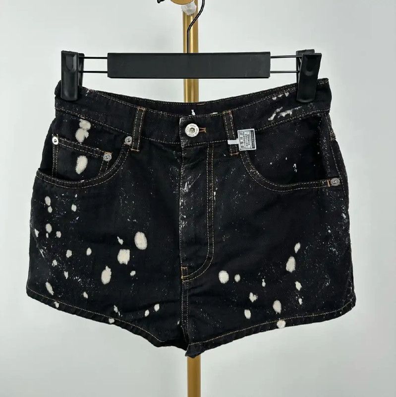 Miu Miu Miu Miu Black Cotton Women’s Shorts XS 0089 Size 22" - 1 Thumbnail