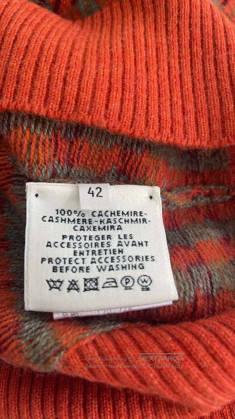 Hermes Hermes Houndstooth cashmere sweater Size S / US 4 / IT 40 - 4 Thumbnail