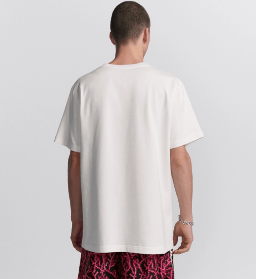 Dior o1w1db10525 483J69 Relaxed-Fit T-Shirt in White Size US S / EU 44-46 / 1 - 6 Thumbnail