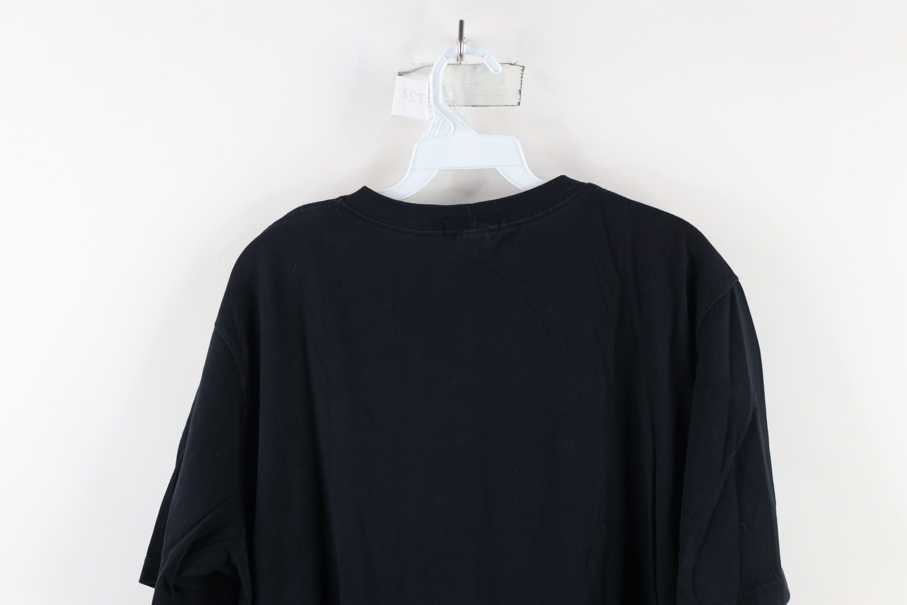 Lands' End × Vintage Vintage 90s Lands End Blank Heavyweight T-Shirt Black Cotton Size US L / EU 52-54 / 3 - 7 Thumbnail