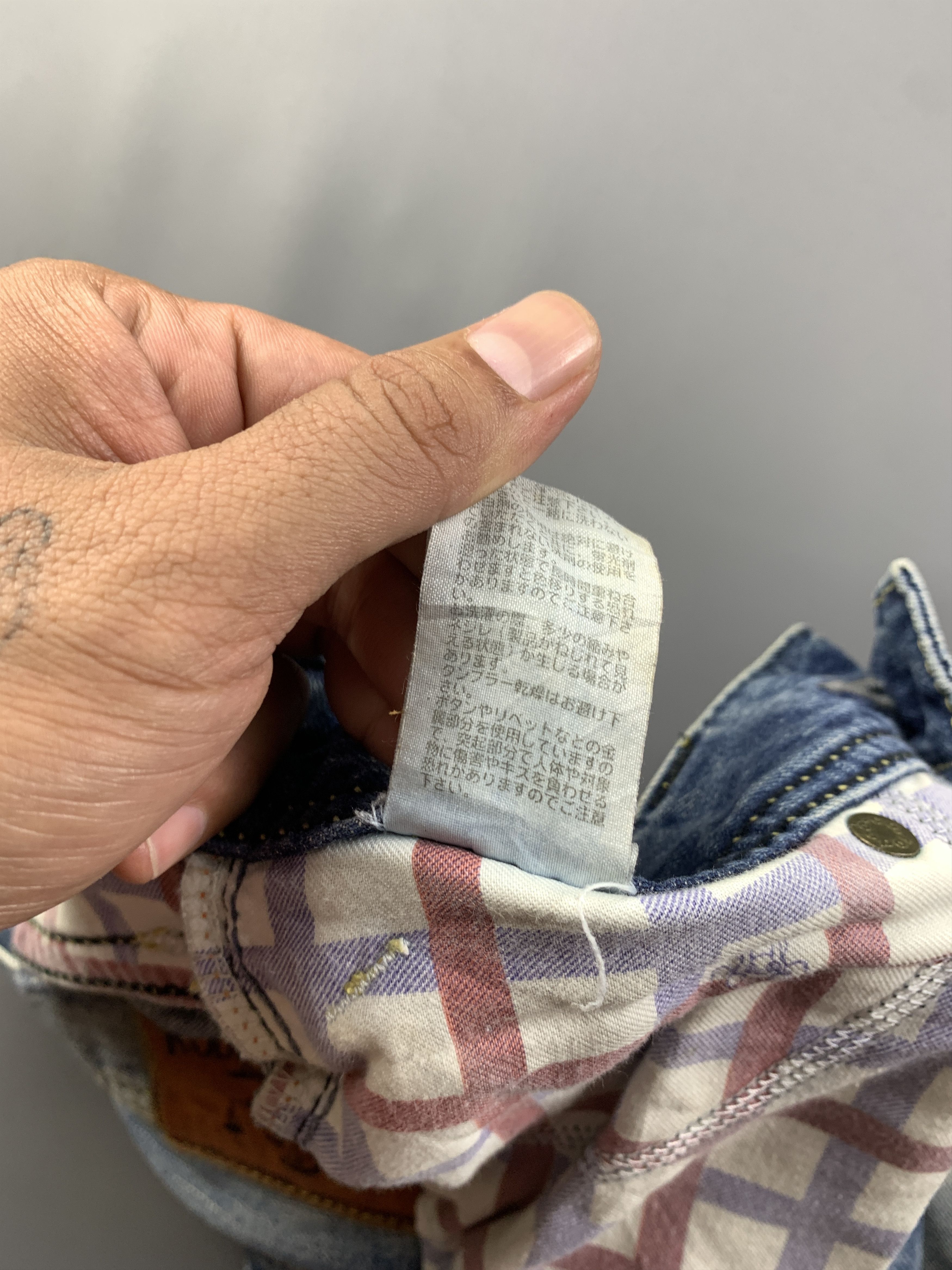 Japanese Brand Rodeo Crowns Washed Blue Lowrise Engineered Jeans (31) Size 31" - 11 Thumbnail