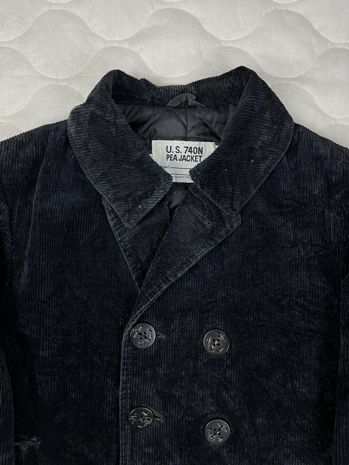 Schott Schott Corduroy U.S. 740N Pea Jacket Size US L / EU 52-54 / 3 - 2 Thumbnail