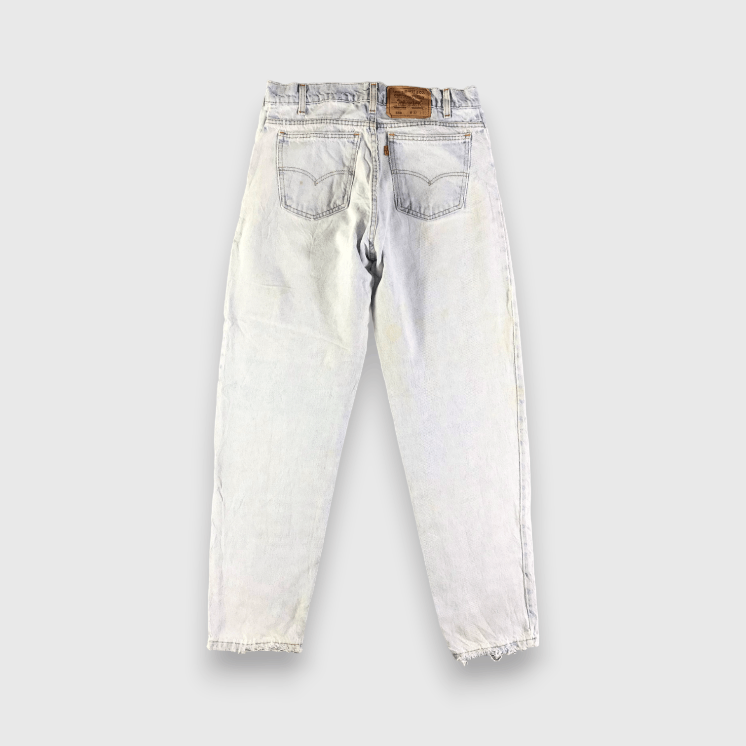 Levi's Vintage Light Wash Levis 550 Jeans-J4514 Size US 31 - 2 Thumbnail